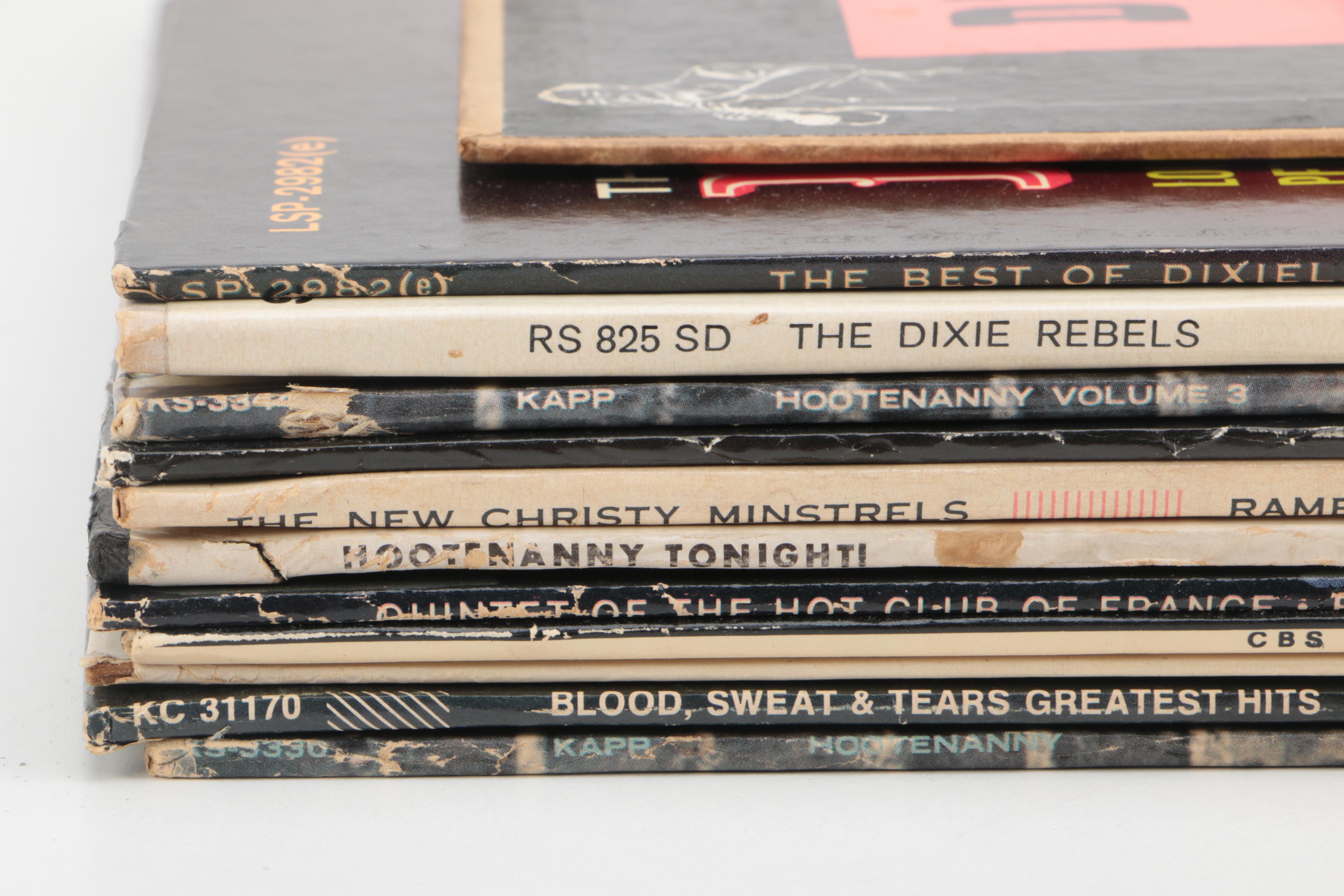 Vintage Dixieland Jazz Records Including The New Orleans All-Stars