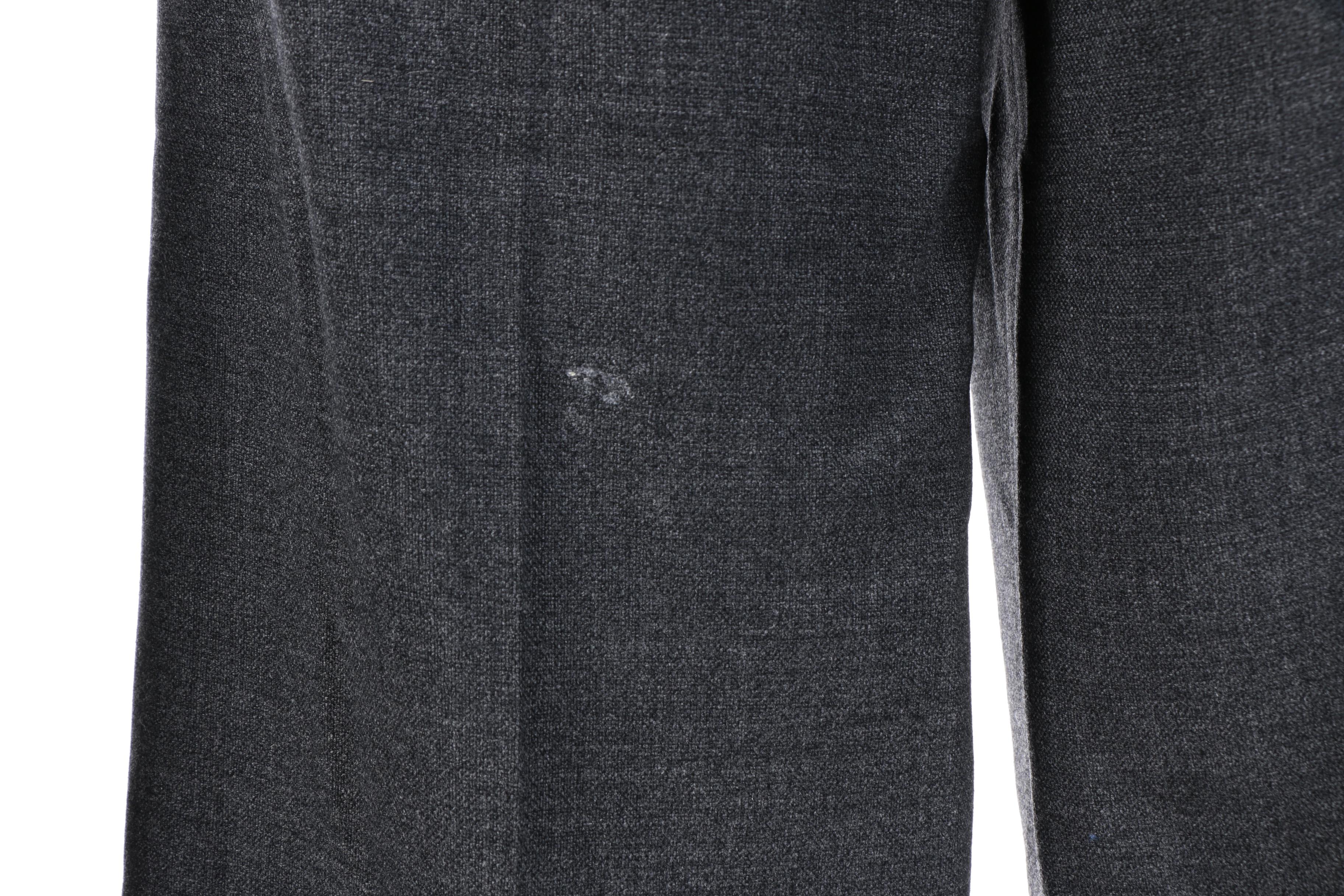 Women's Giorgio Armani Classico and Armani Collezioni Grey Wool Pants