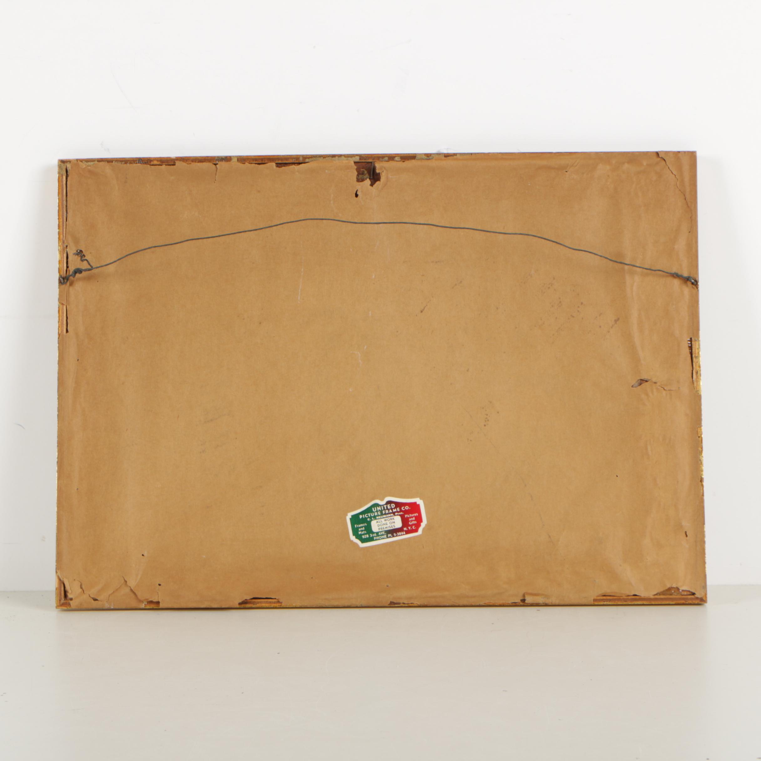 Early 20th Century Etching After Francis Seymour Haden "Mytton Hall"