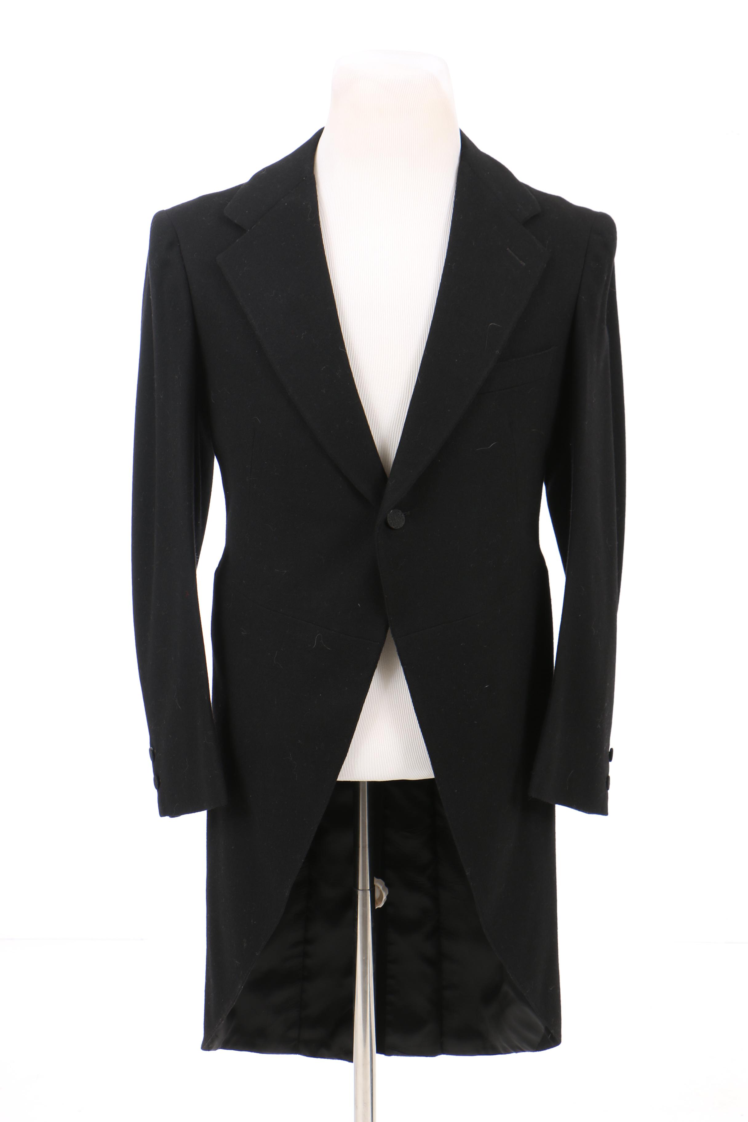 Vintage Brooks Brothers New York Morning Suit with Vest and Striped Trousers