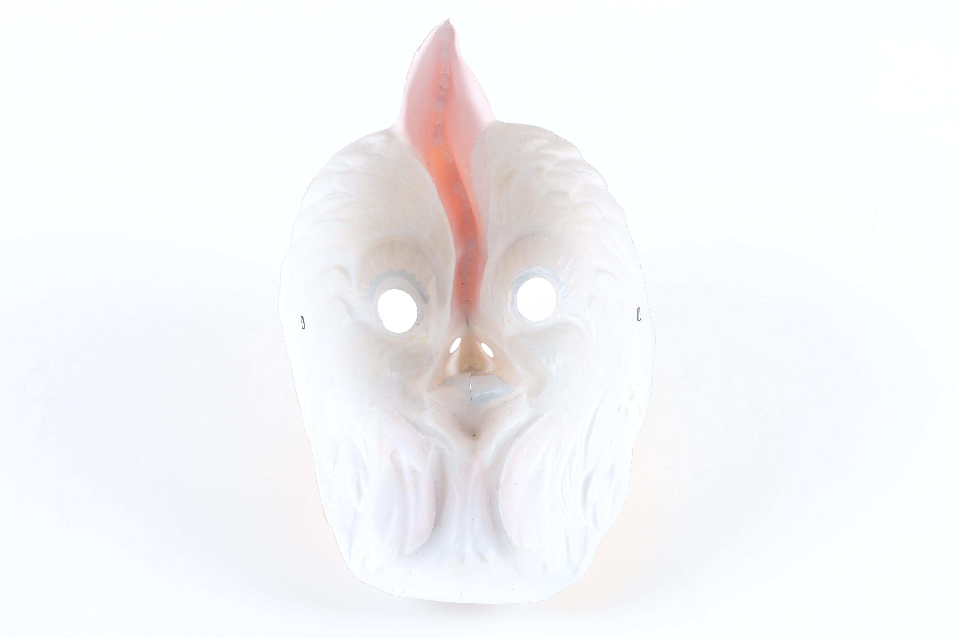 Vintage Children’s Chicken and Woodpecker Masks