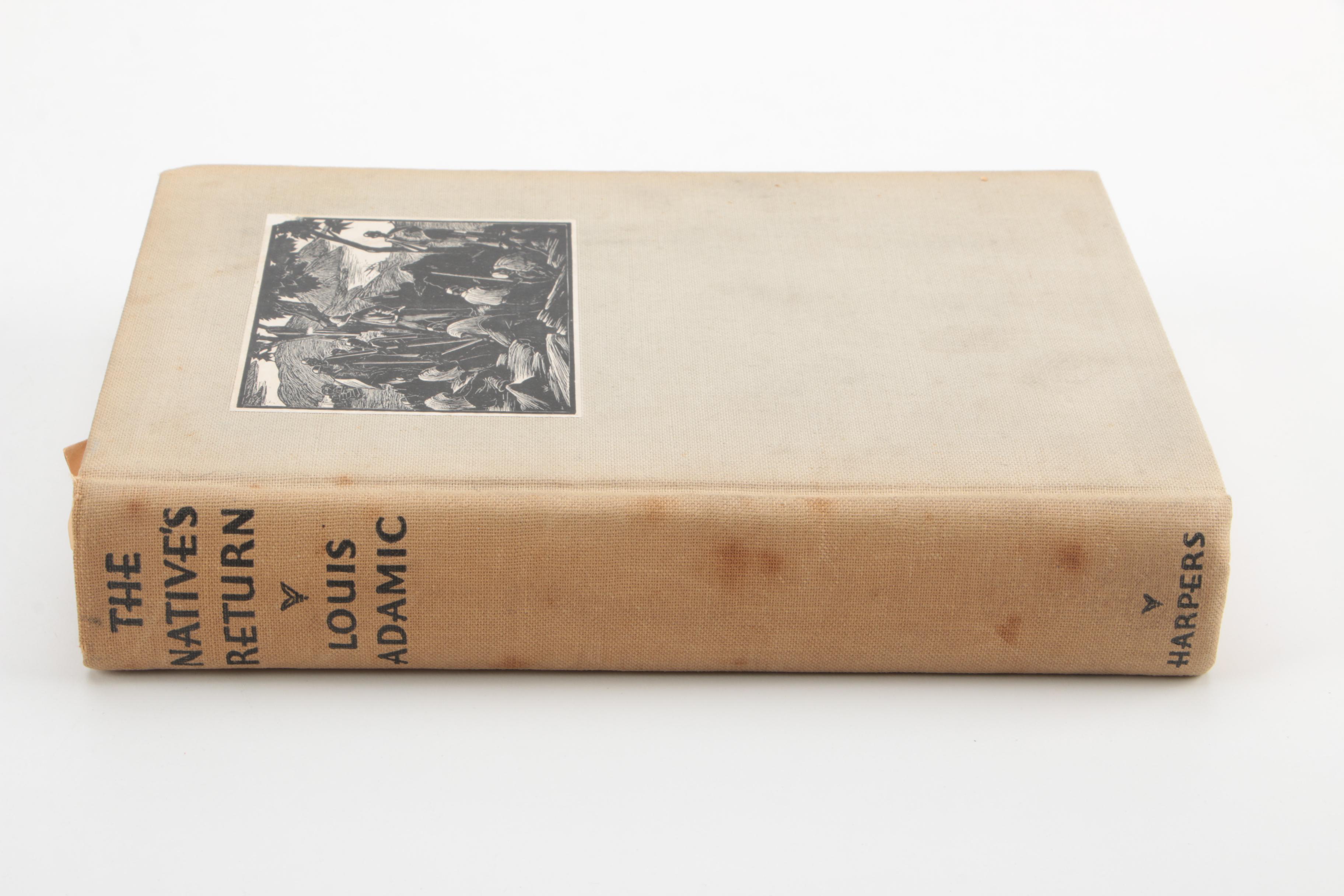 Vintage Novels and Memoirs From Dumas, Shaw, Gautier and Adamic First Edition