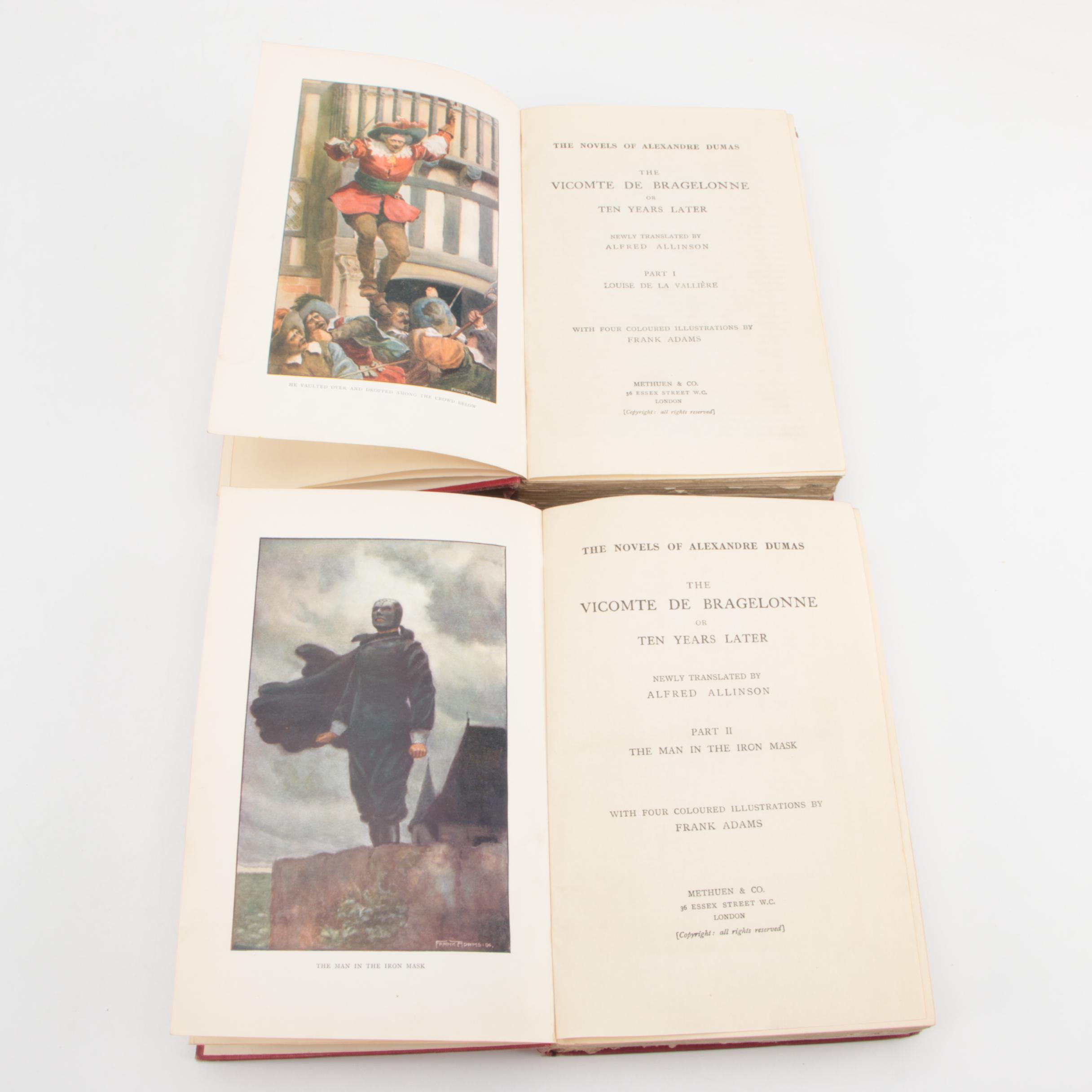 Vintage Novels and Memoirs From Dumas, Shaw, Gautier and Adamic First Edition