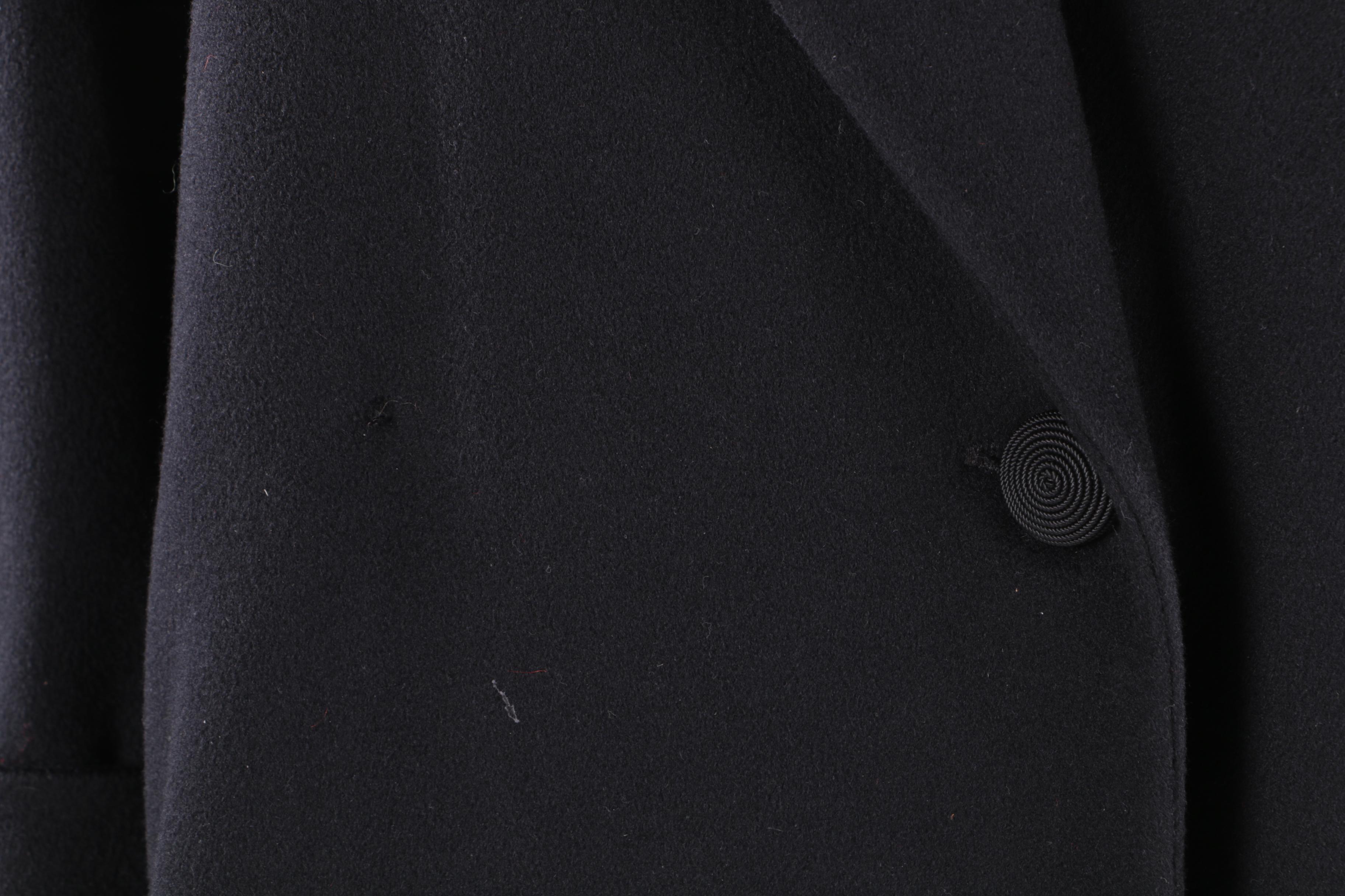 Women's Dale Dressin for Harlan Black Cashmere Coat