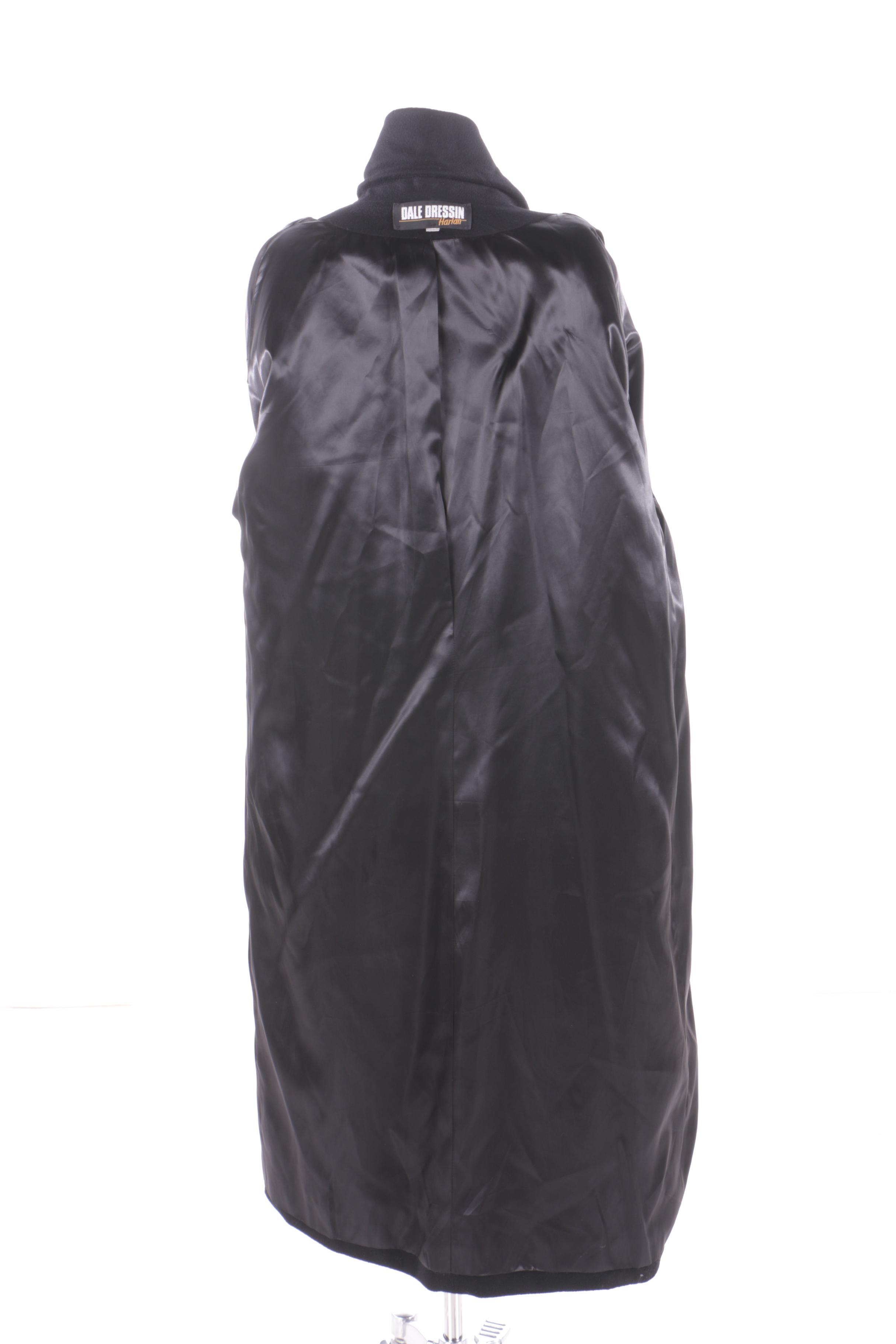 Women's Dale Dressin for Harlan Black Cashmere Coat