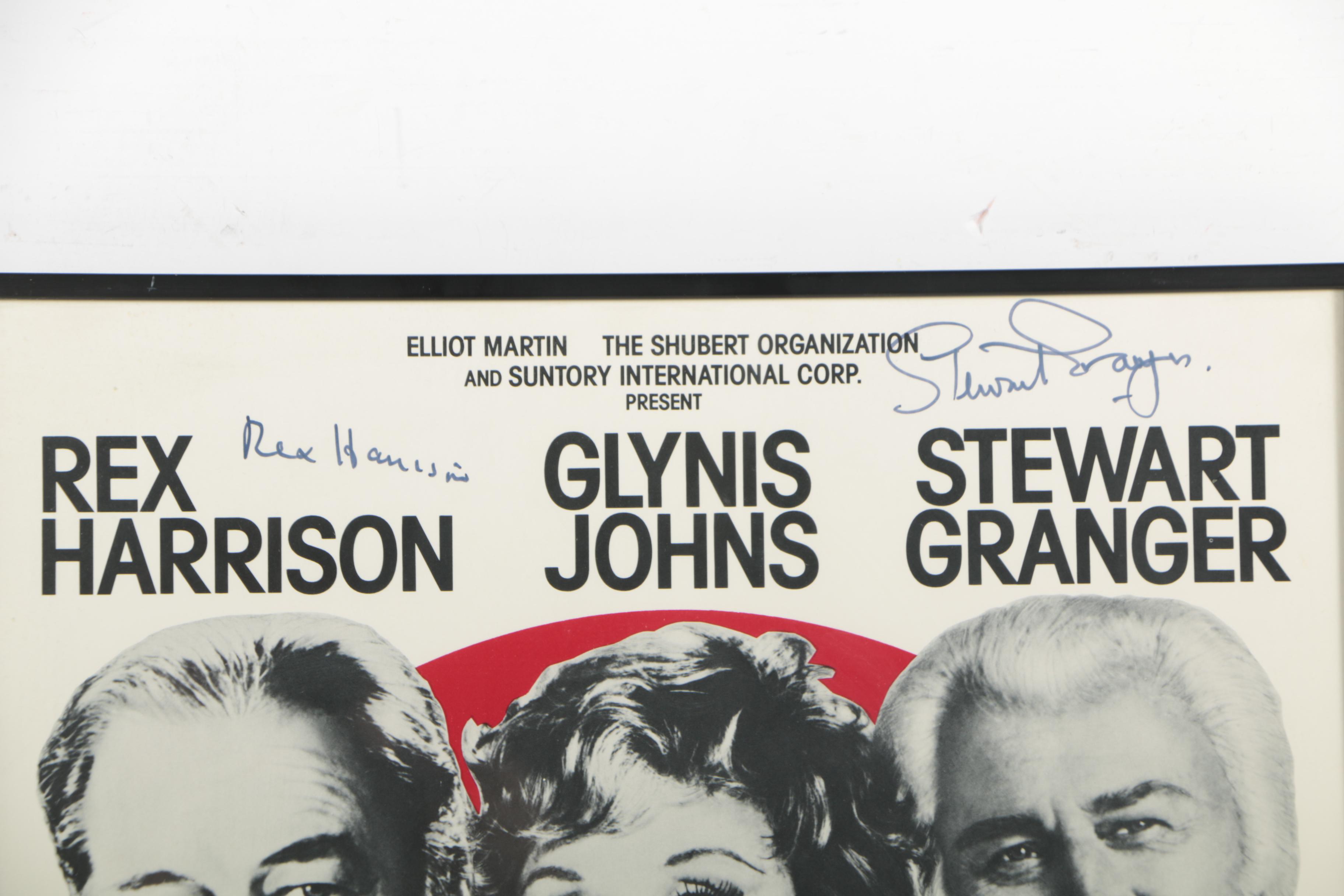 Autographed "The Circle" Pre-Broadway Engagement Theatre Poster