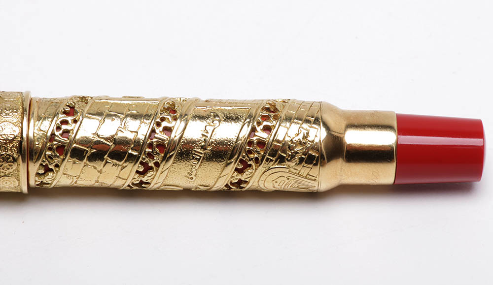 Omas 3,000th Anniversary of Jerusalem Pattern 18kt Gold Pen