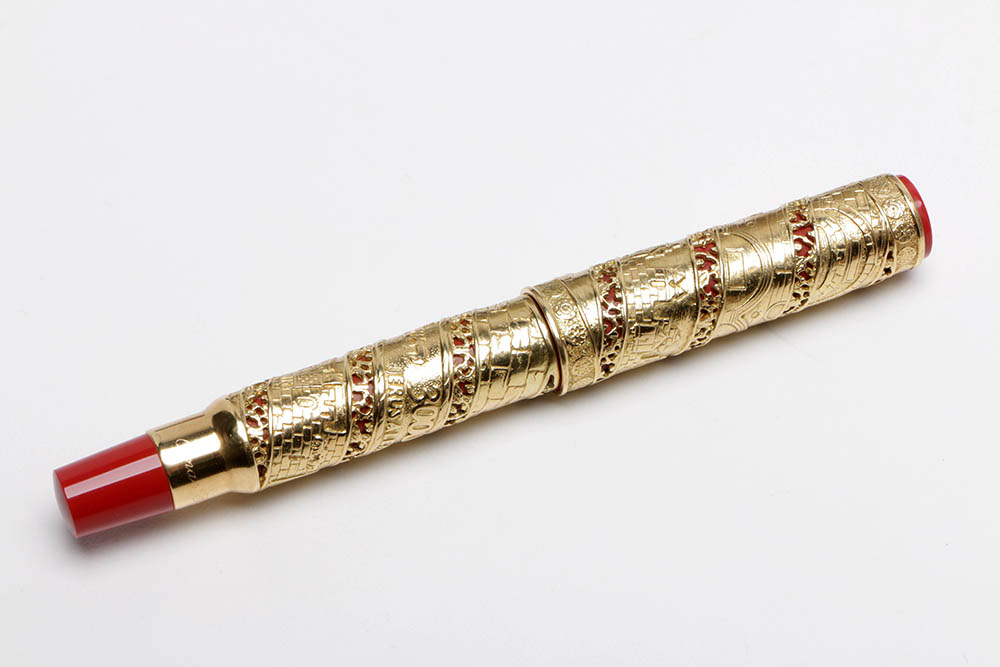 Omas 3,000th Anniversary of Jerusalem Pattern 18kt Gold Pen