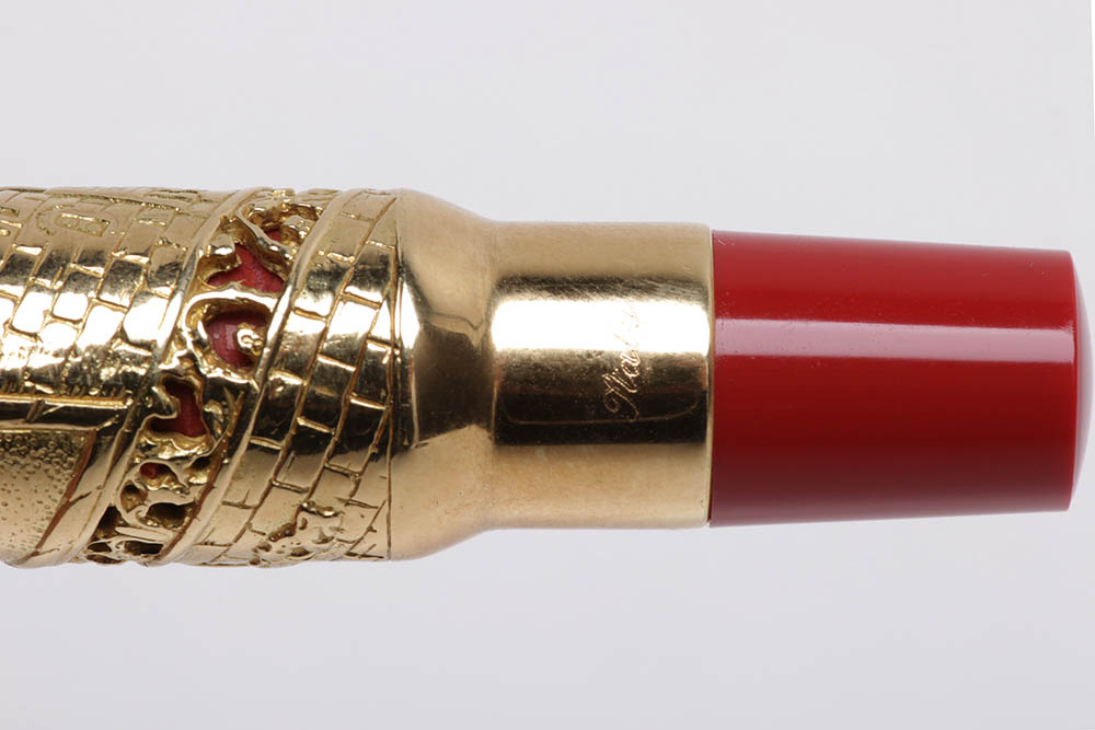 Omas 3,000th Anniversary of Jerusalem Pattern 18kt Gold Pen