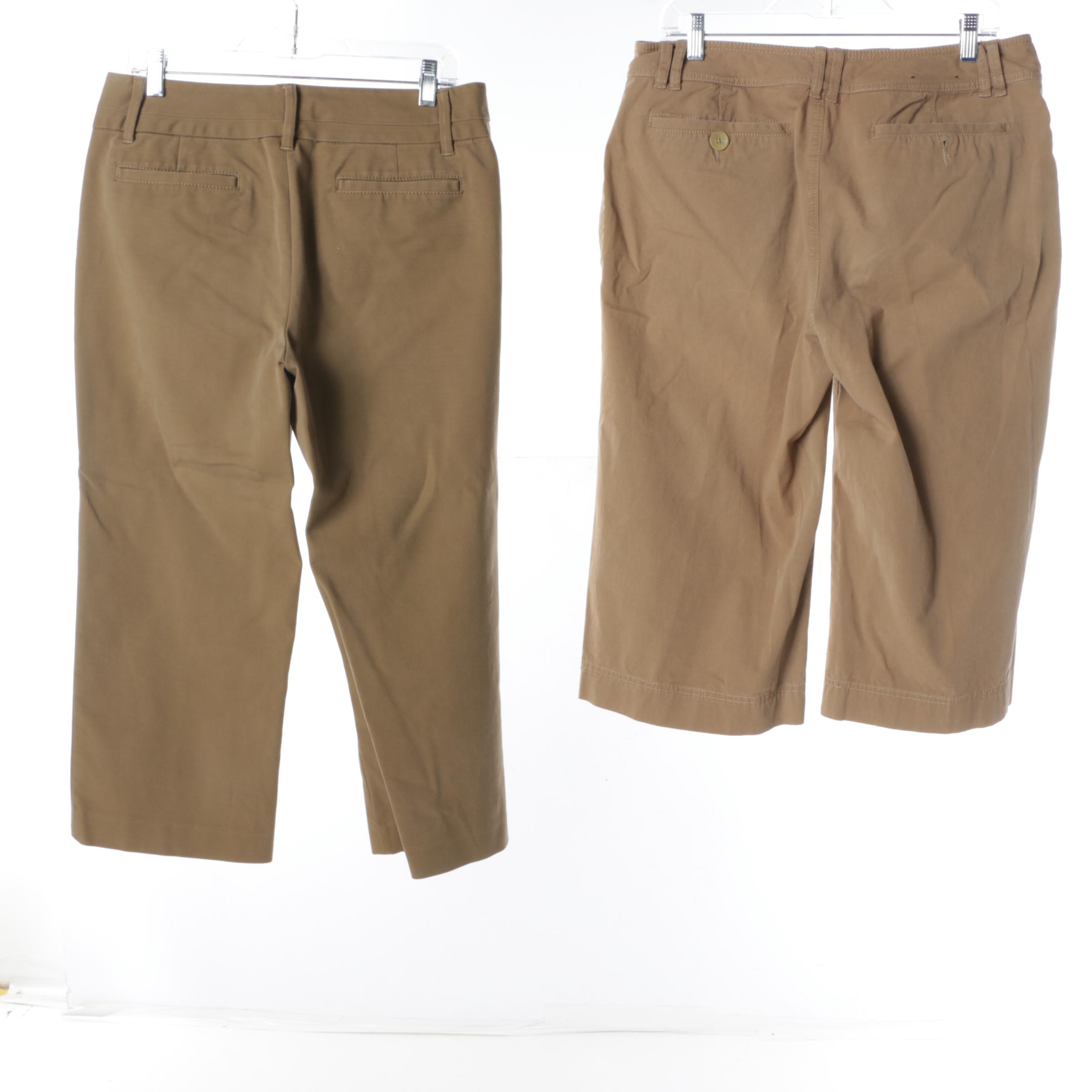 Women's Banana Republic and Lauren by Ralph Lauren Khaki Pants