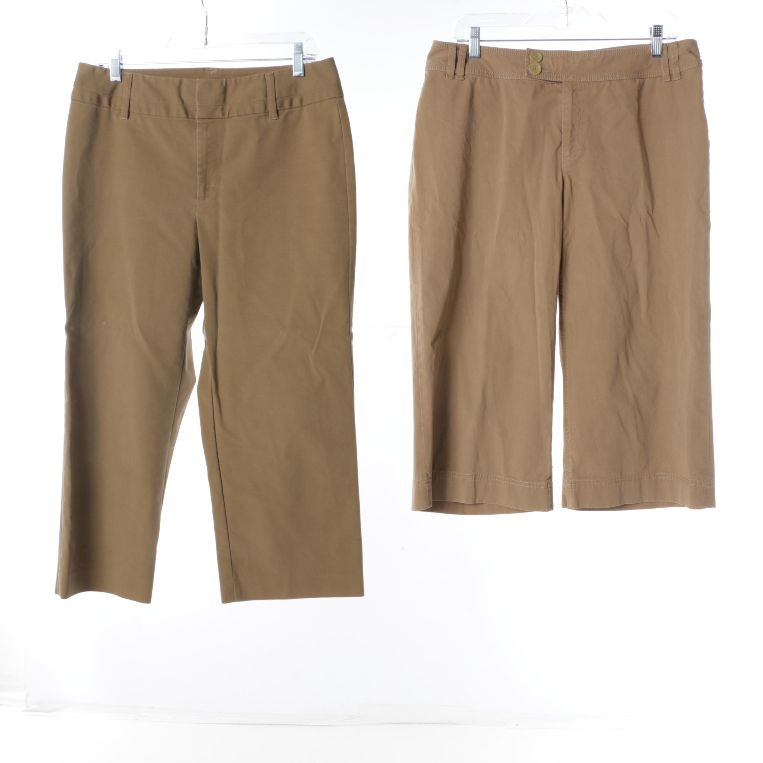 Women's Banana Republic and Lauren by Ralph Lauren Khaki Pants