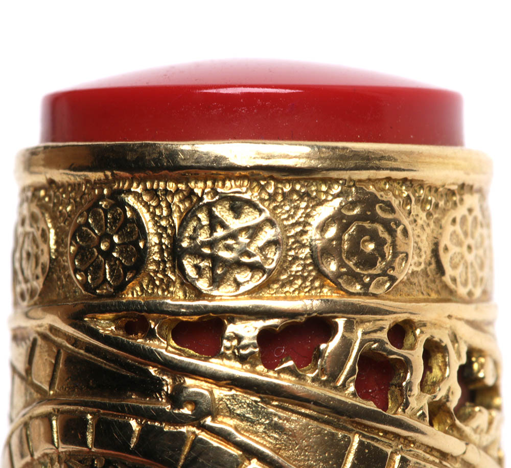 Omas 3,000th Anniversary of Jerusalem Pattern 18kt Gold Pen