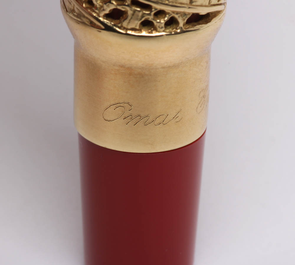 Omas 3,000th Anniversary of Jerusalem Pattern 18kt Gold Pen