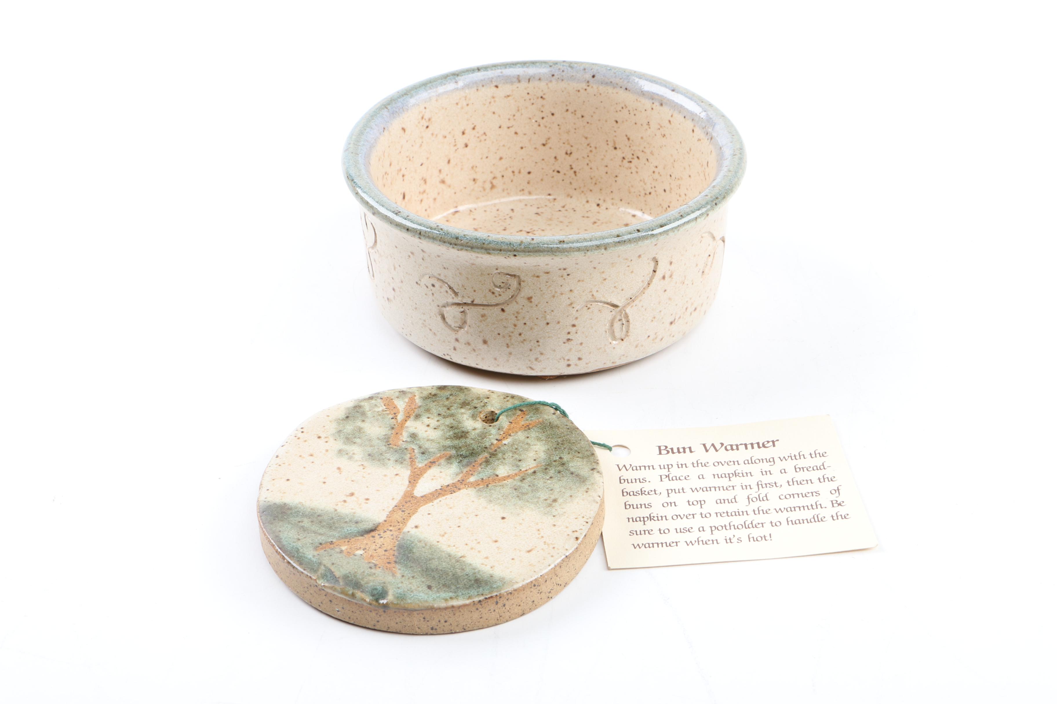 Annapolis Art Pottery Bun Warmer and Bowl