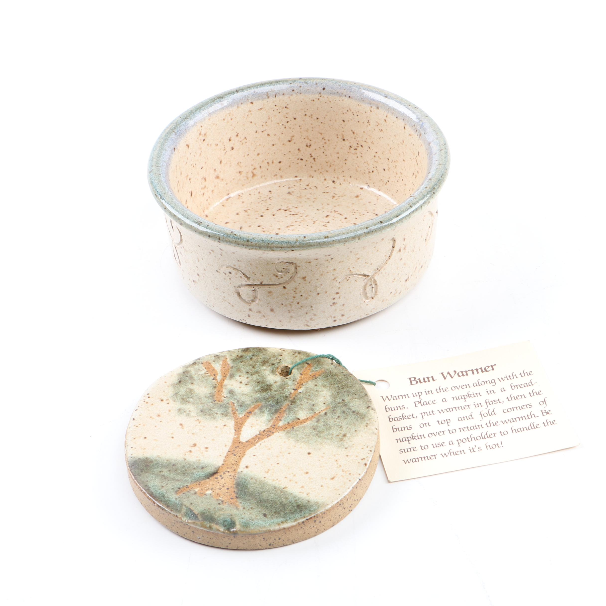 Annapolis Art Pottery Bun Warmer and Bowl