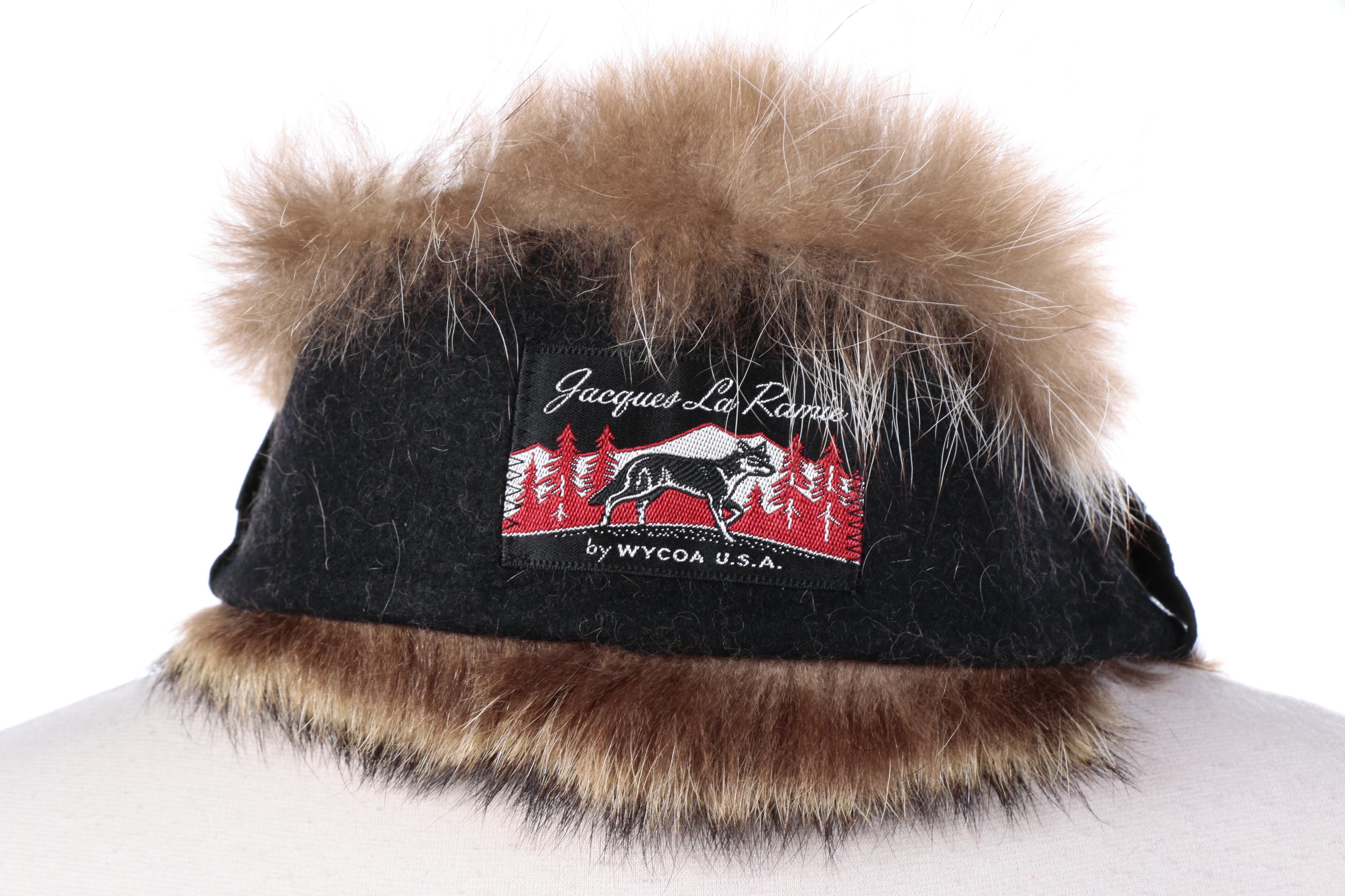 Women's Tanuki Fur Coat and Jacques La Ramie Tanuki Fur Headband