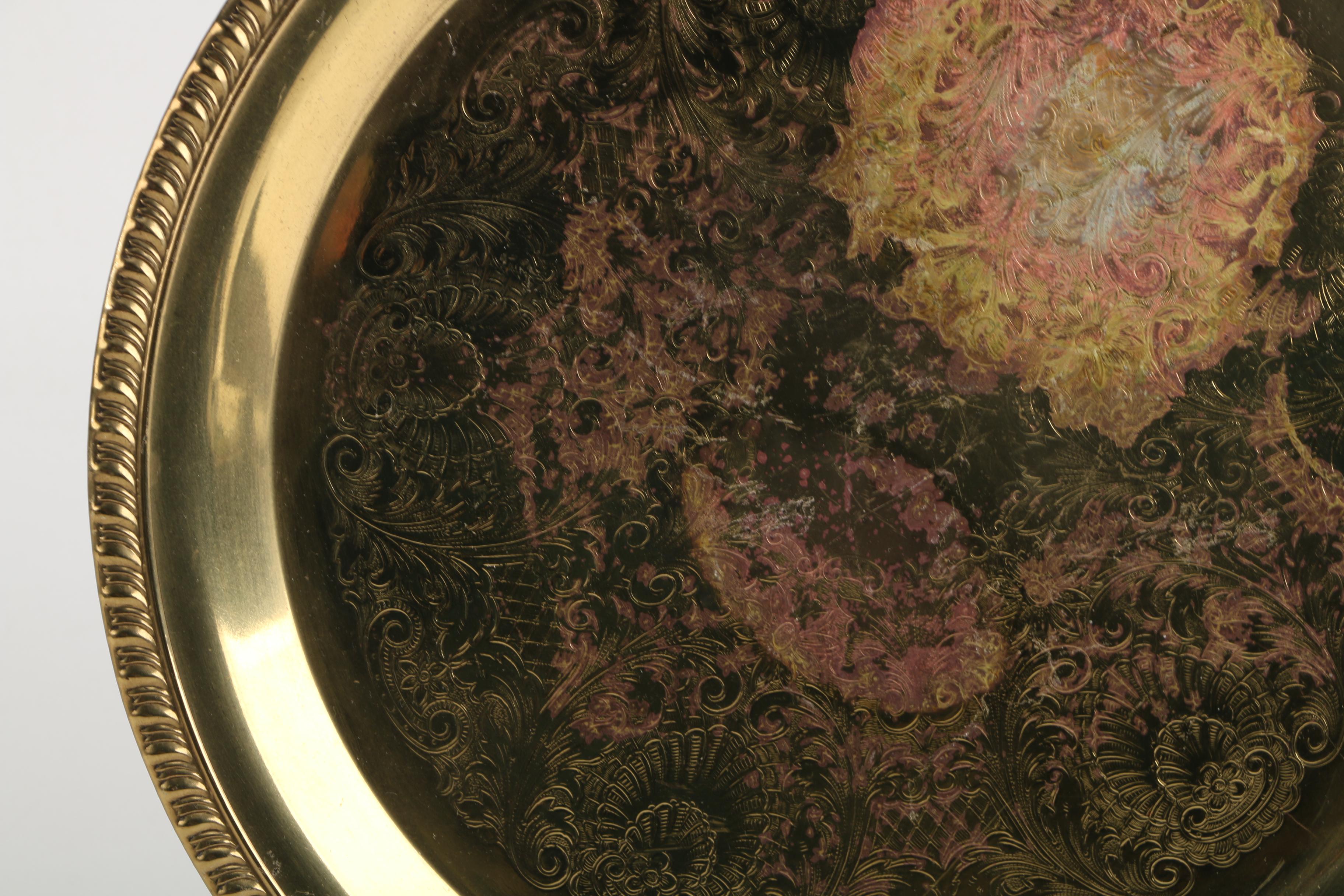 Brass Candle Holders and Decor Assortment