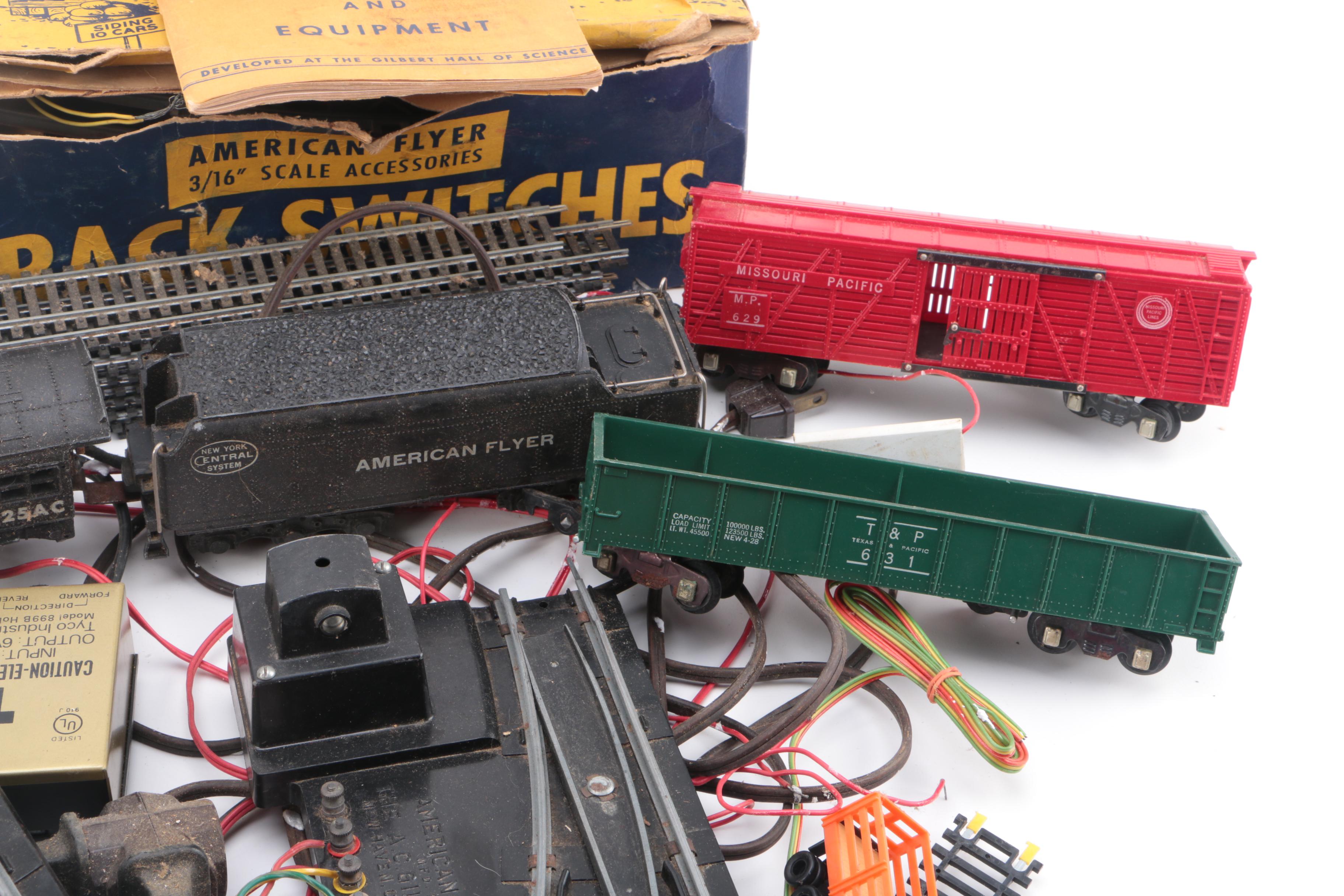 HO and S Scale Train Cars, Track, Switches and Other Accessories