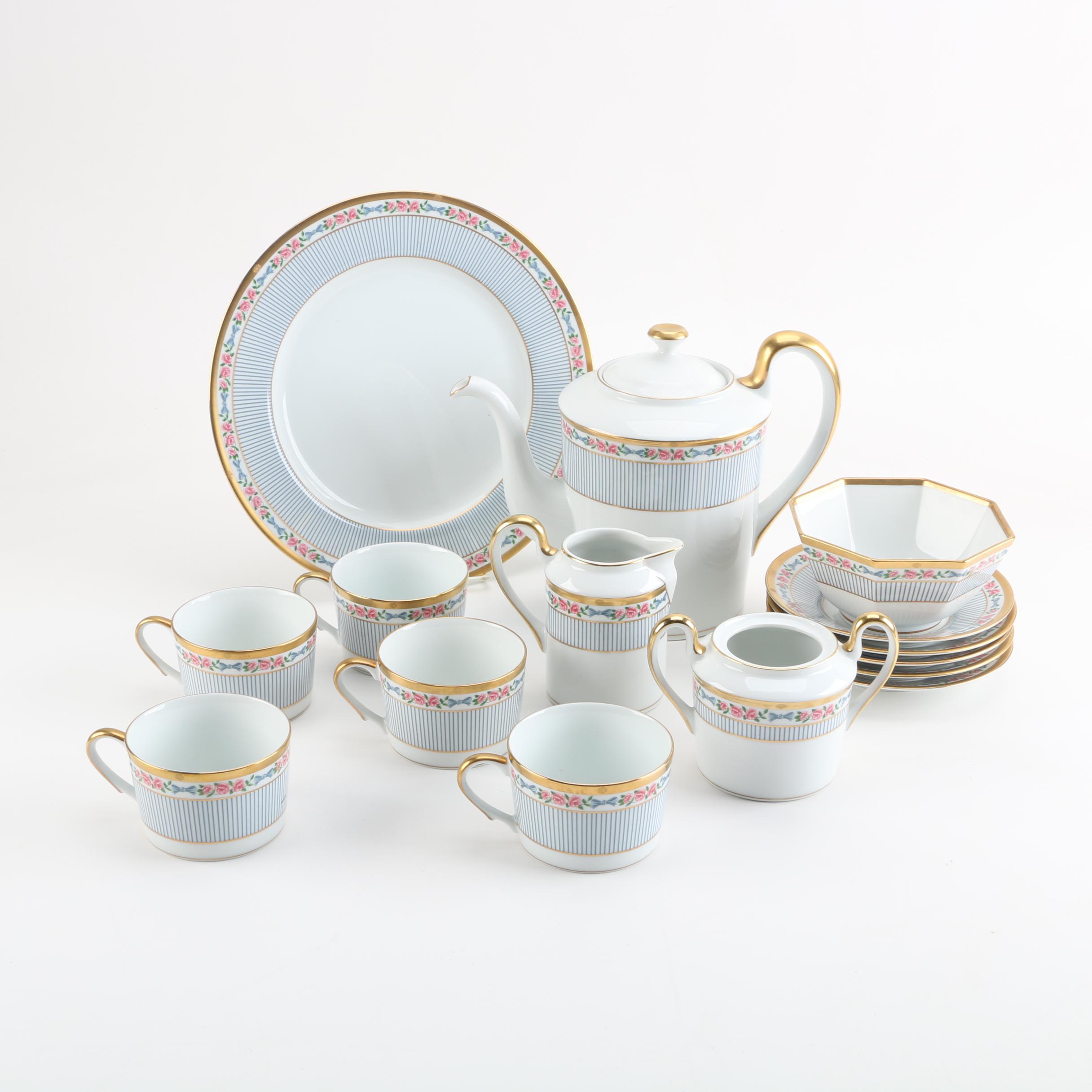 Christian Dior "Dior Rose" Tea Set, Circa 1991-1999