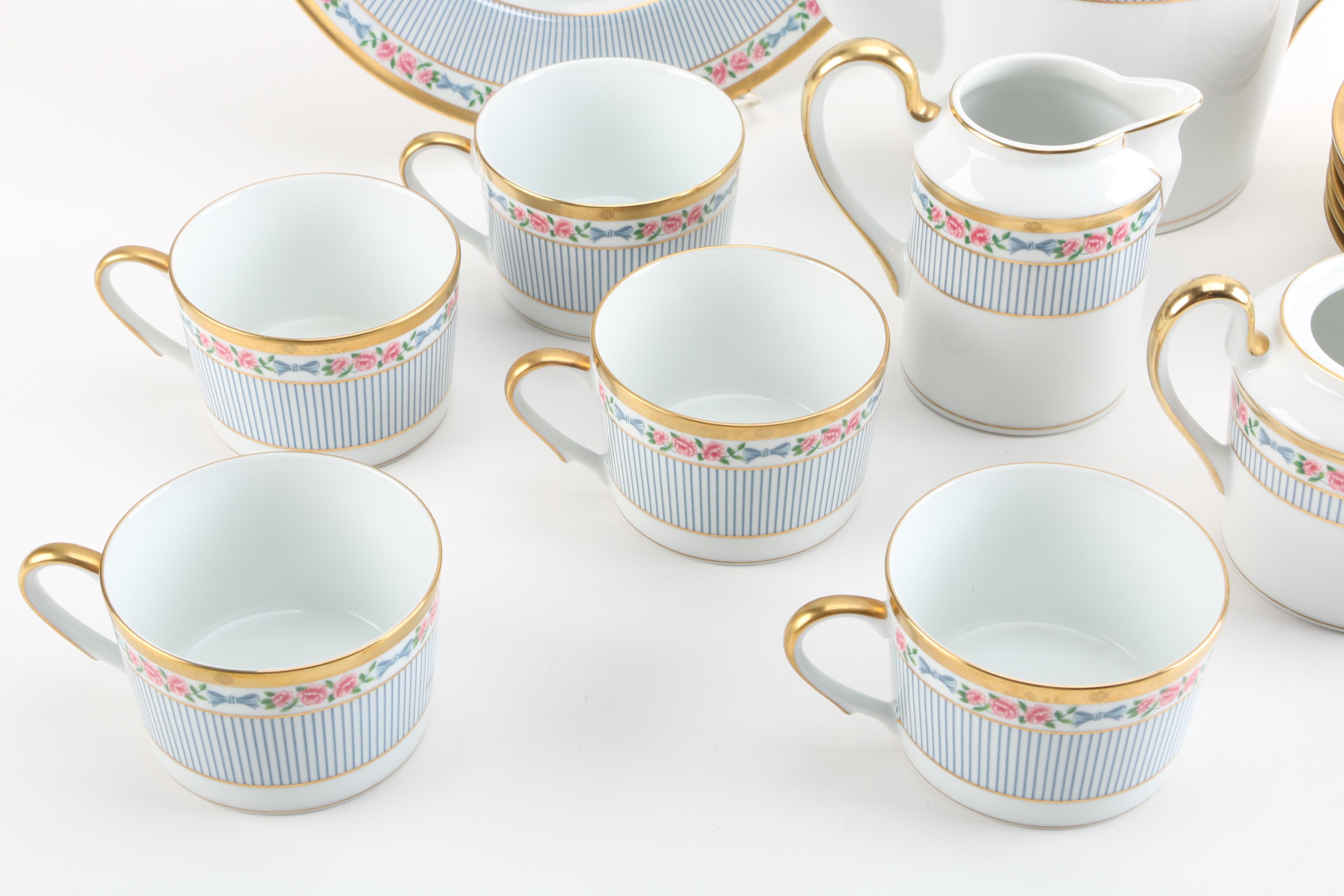 Christian Dior "Dior Rose" Tea Set, Circa 1991-1999