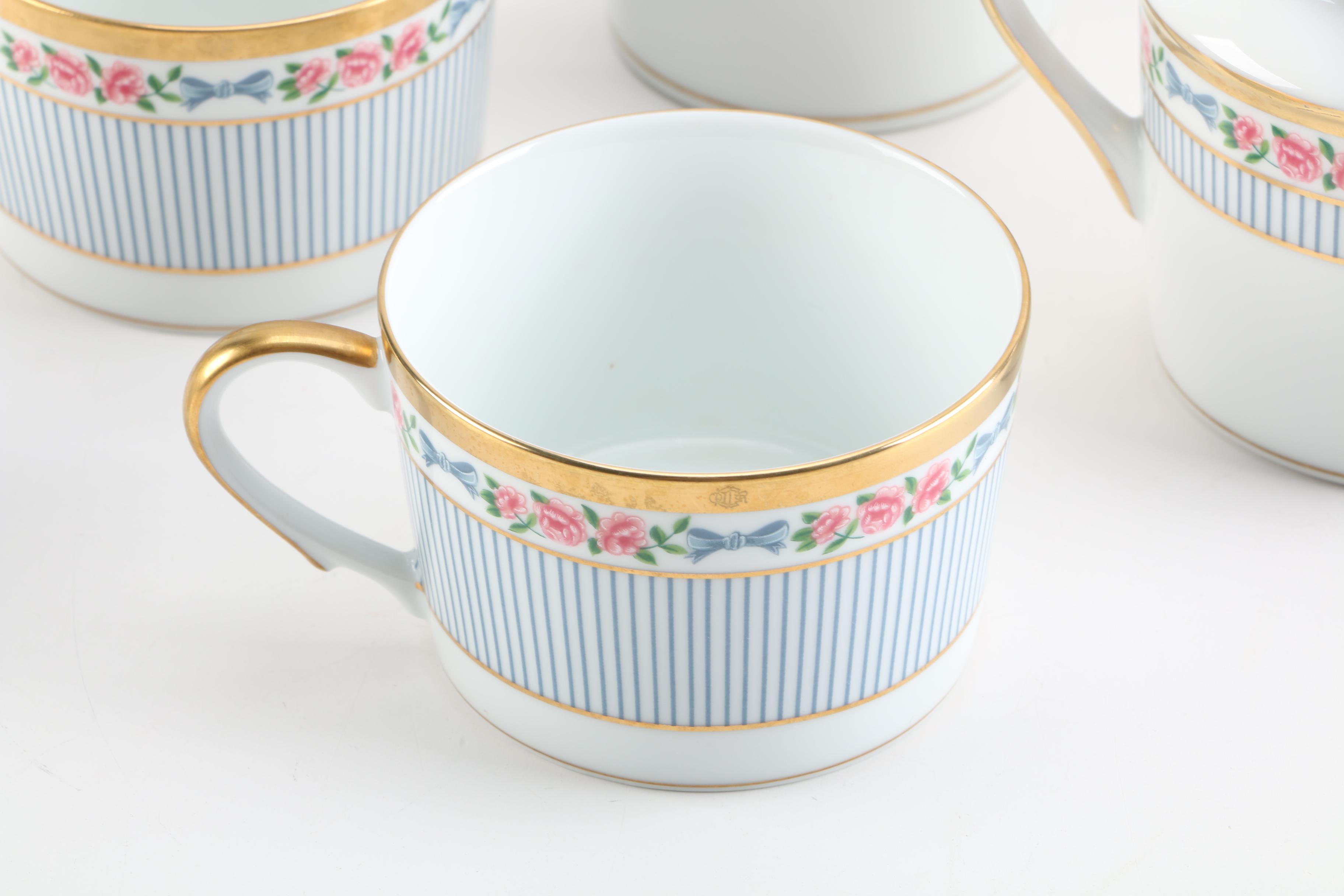 Christian Dior "Dior Rose" Tea Set, Circa 1991-1999