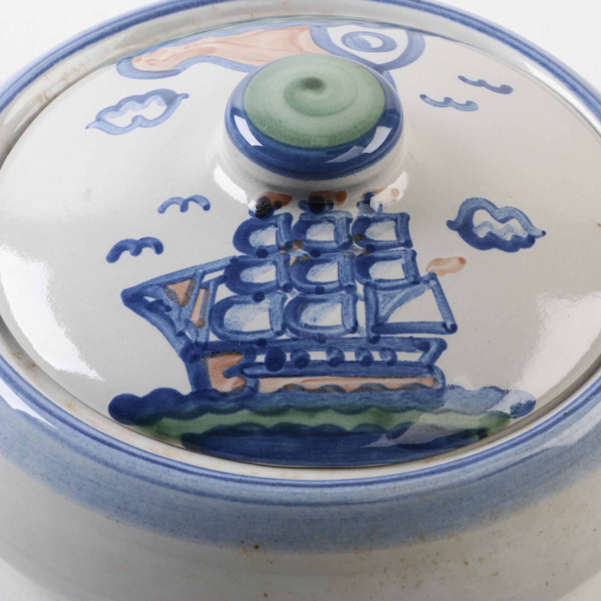 Vintage Hadley Pottery Casserole Dish