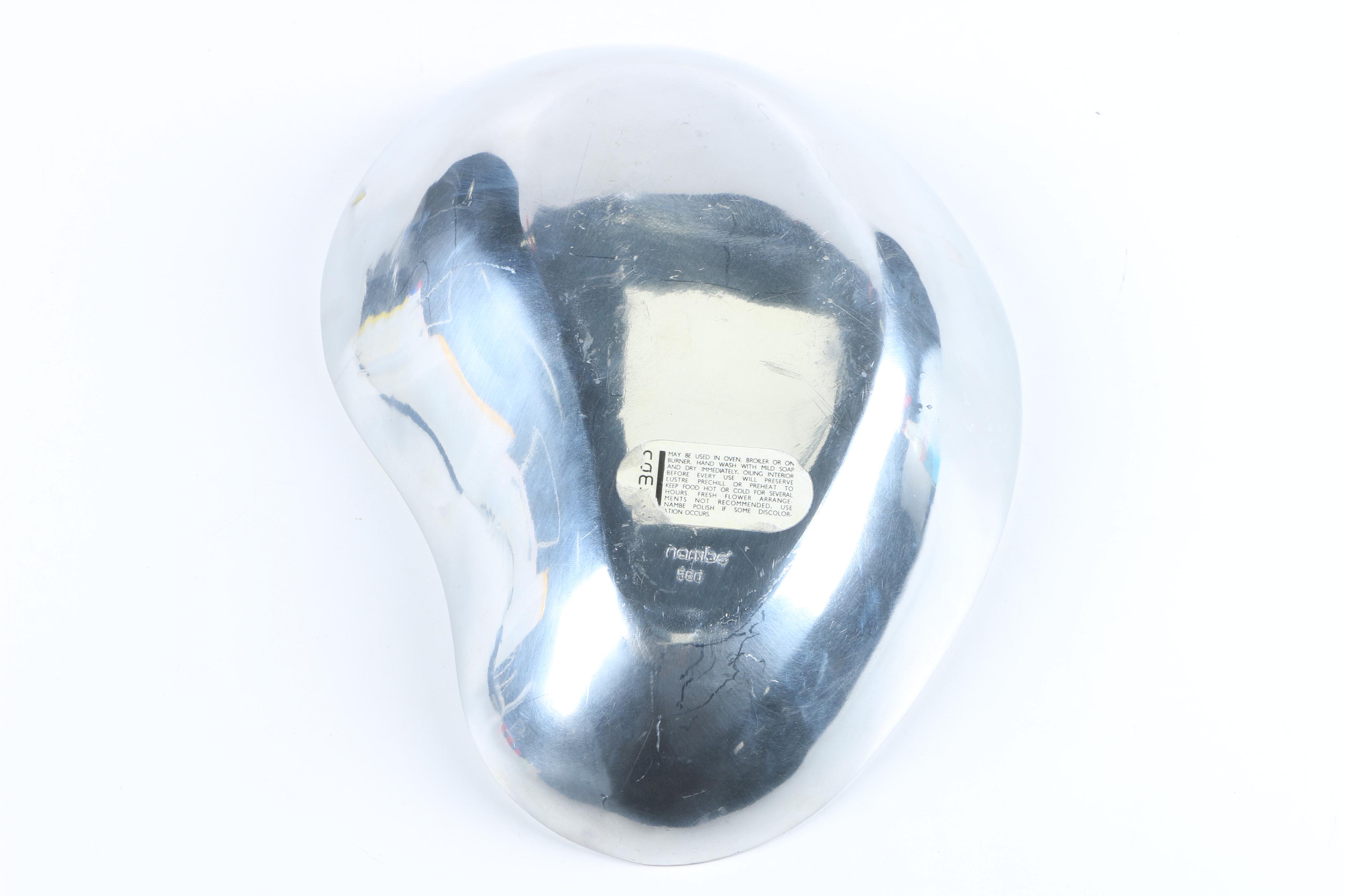 Nambé "Dharma" Metal Shrimp and Dip Server