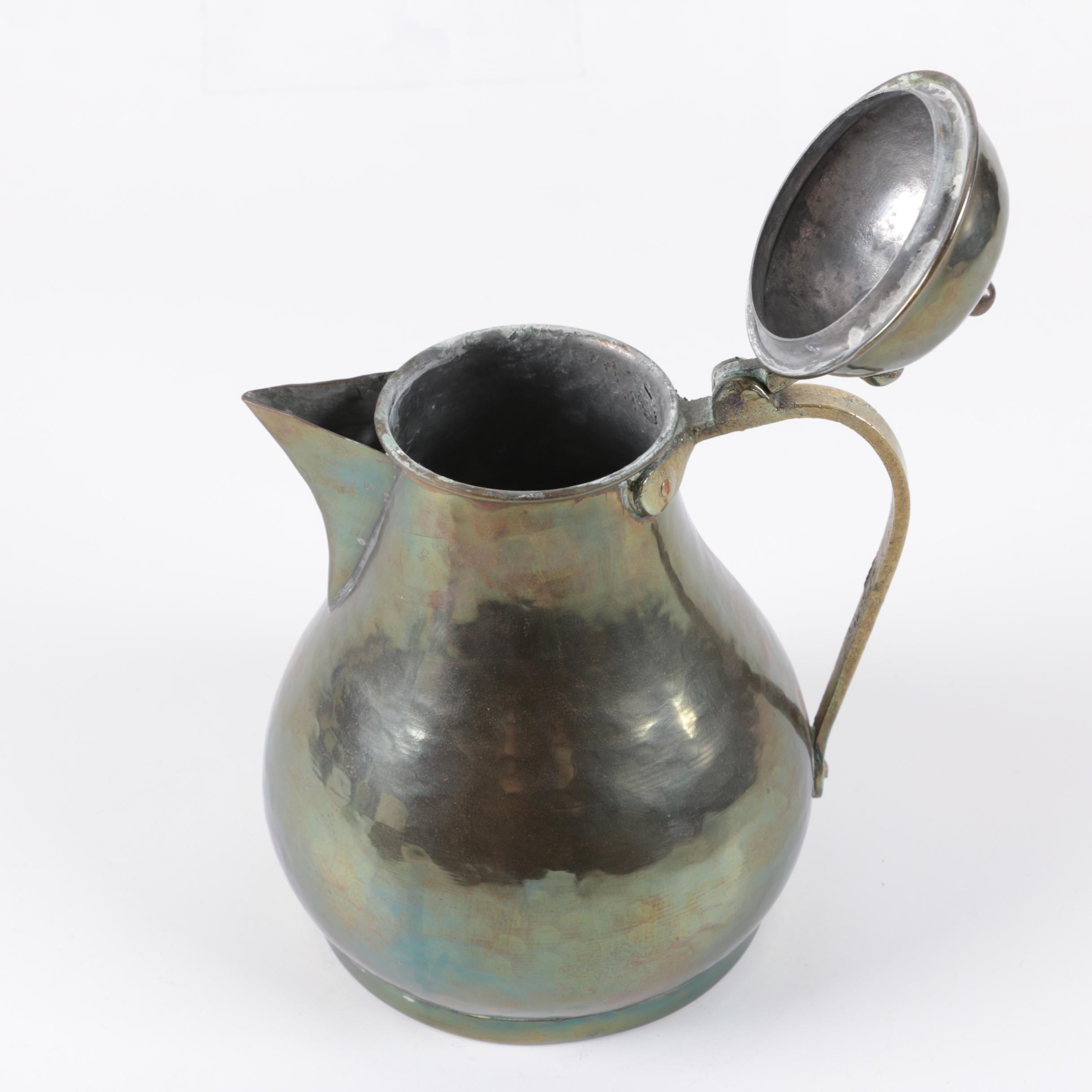 Vintage Brass Tea Set