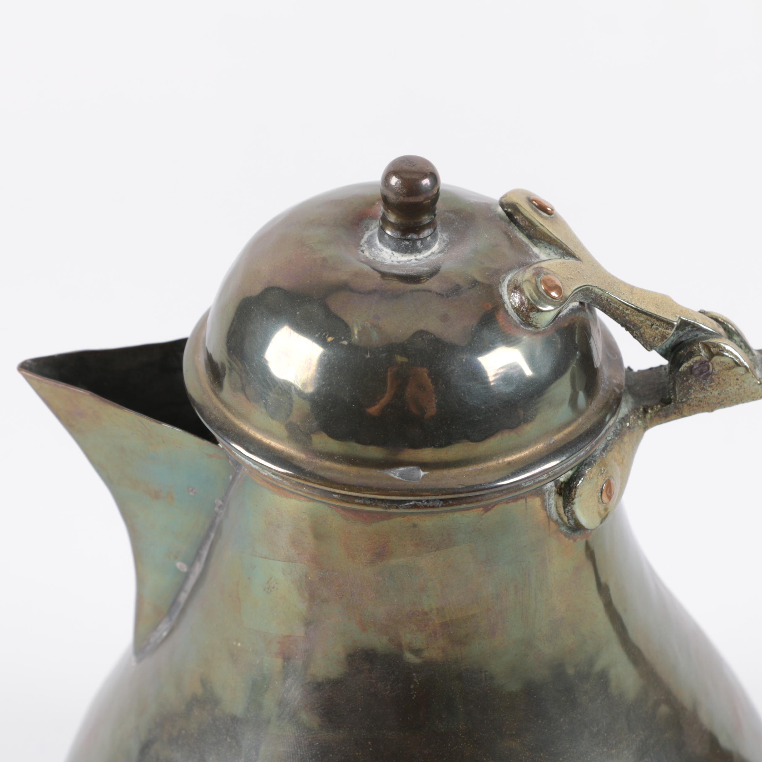 Vintage Brass Tea Set