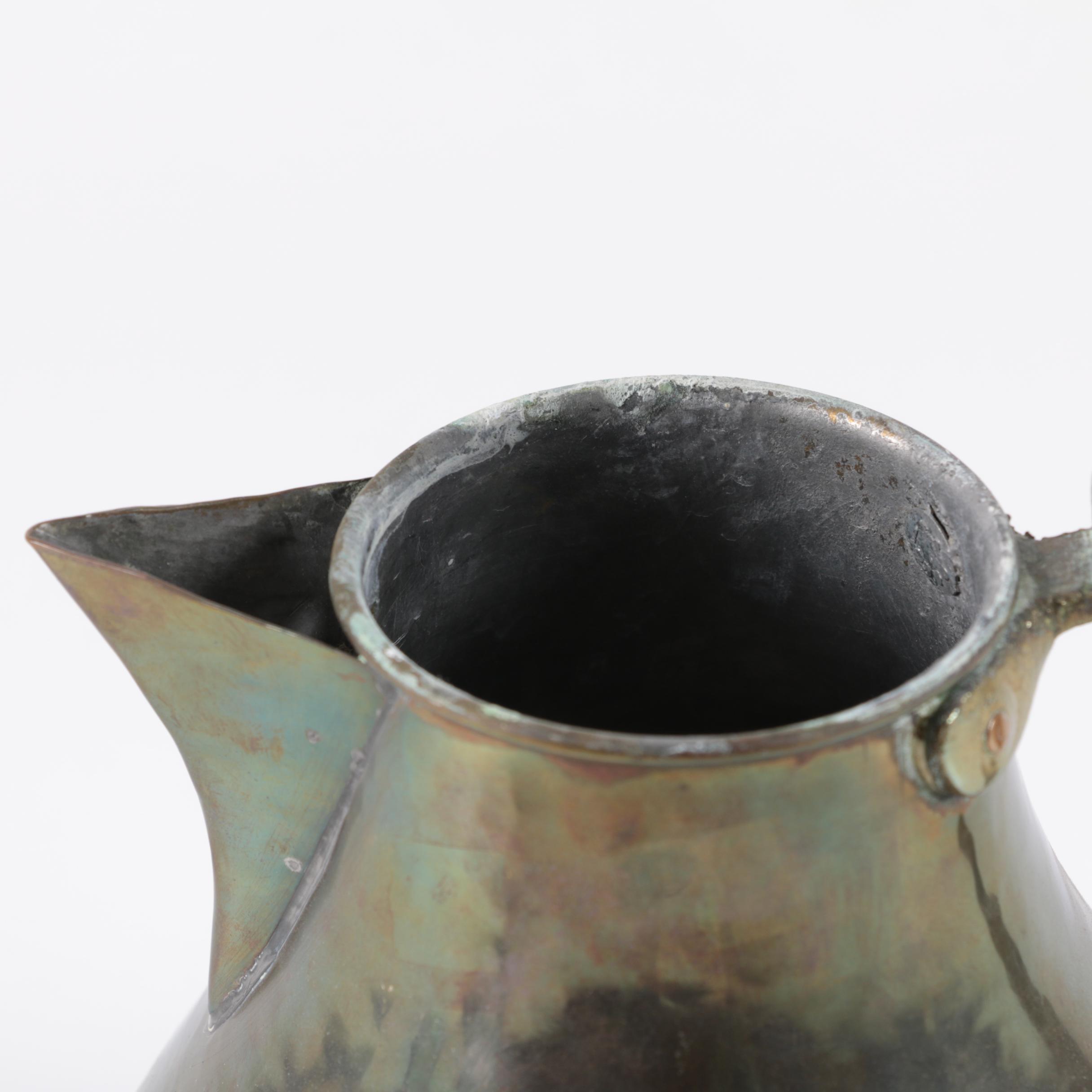 Vintage Brass Tea Set