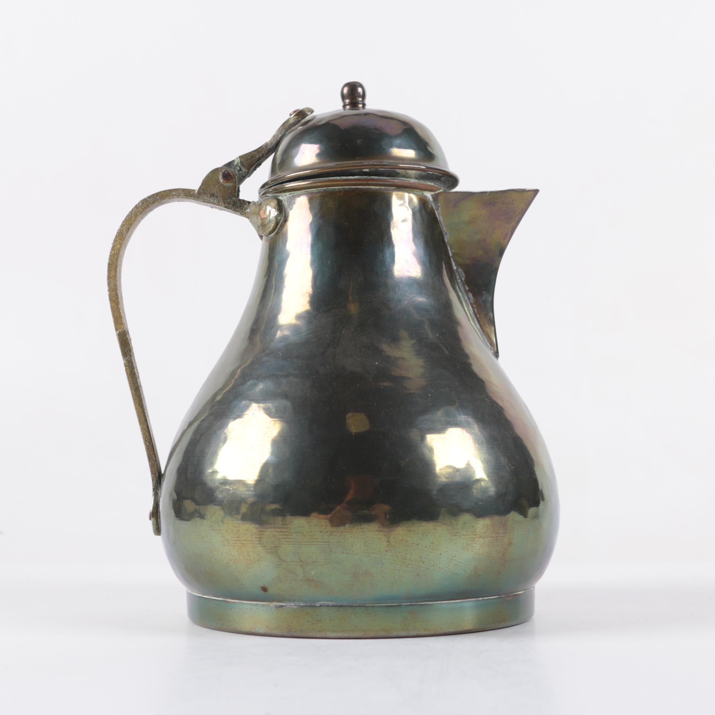 Vintage Brass Tea Set