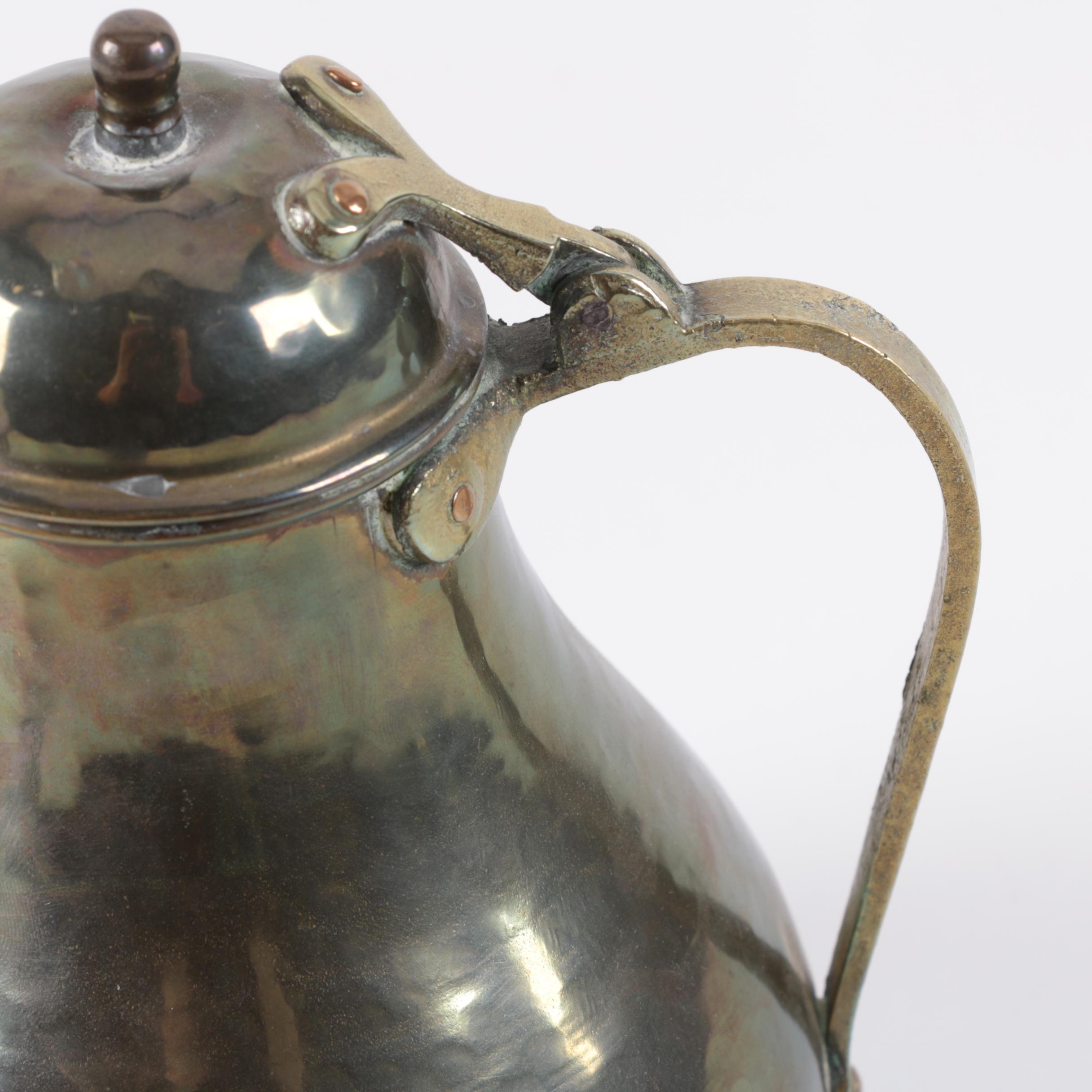 Vintage Brass Tea Set