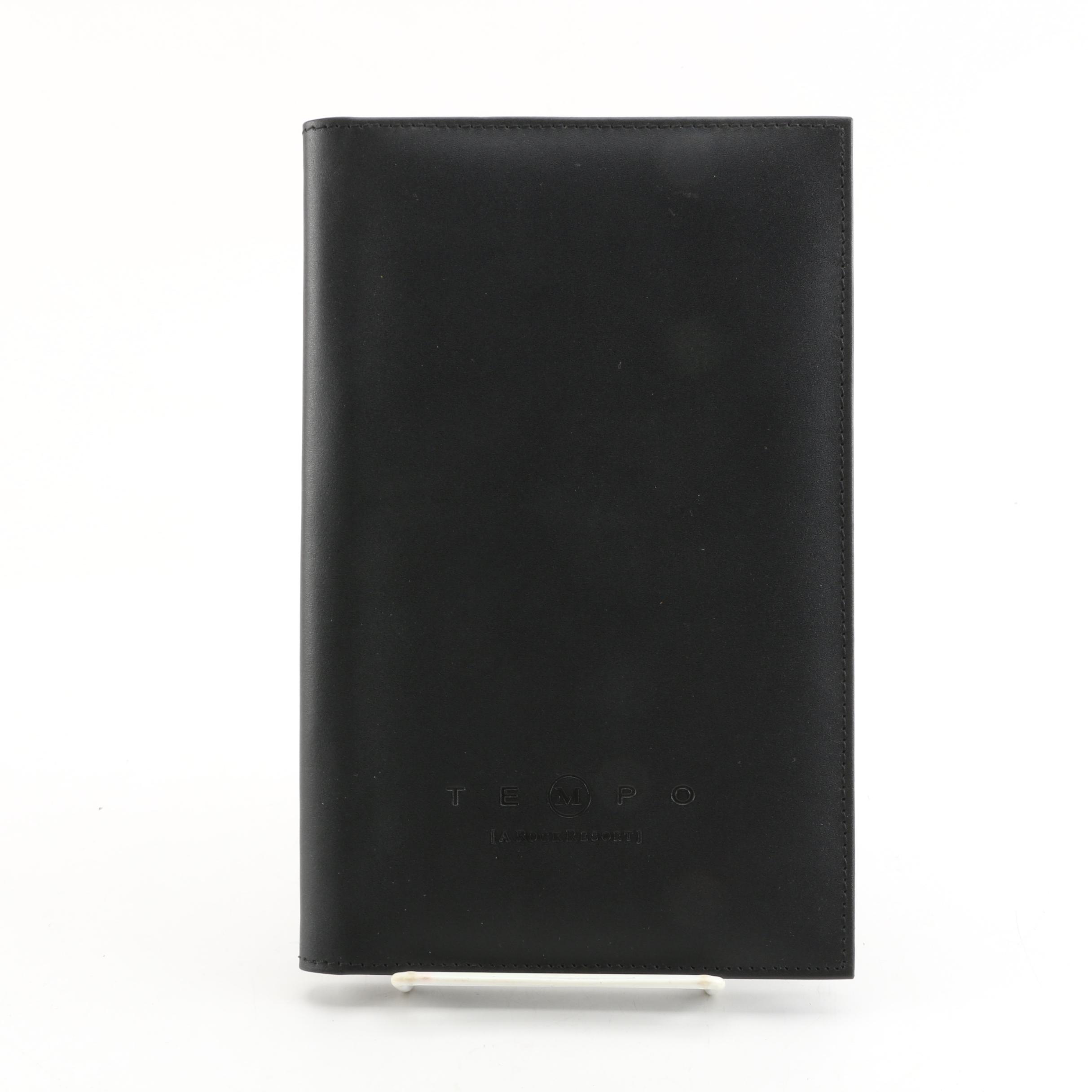 Group of "Tempo" Brand Folders and Binders in Faux Leather