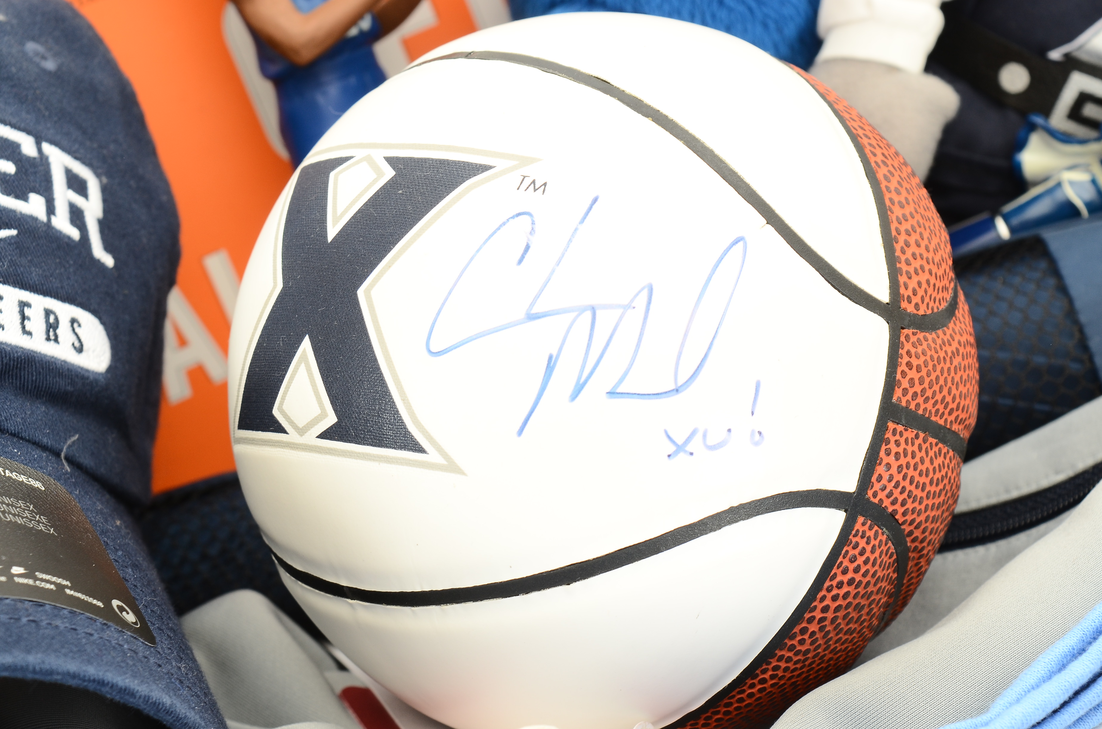 Xavier University Collectibles including Chris Mack Signed Basketball