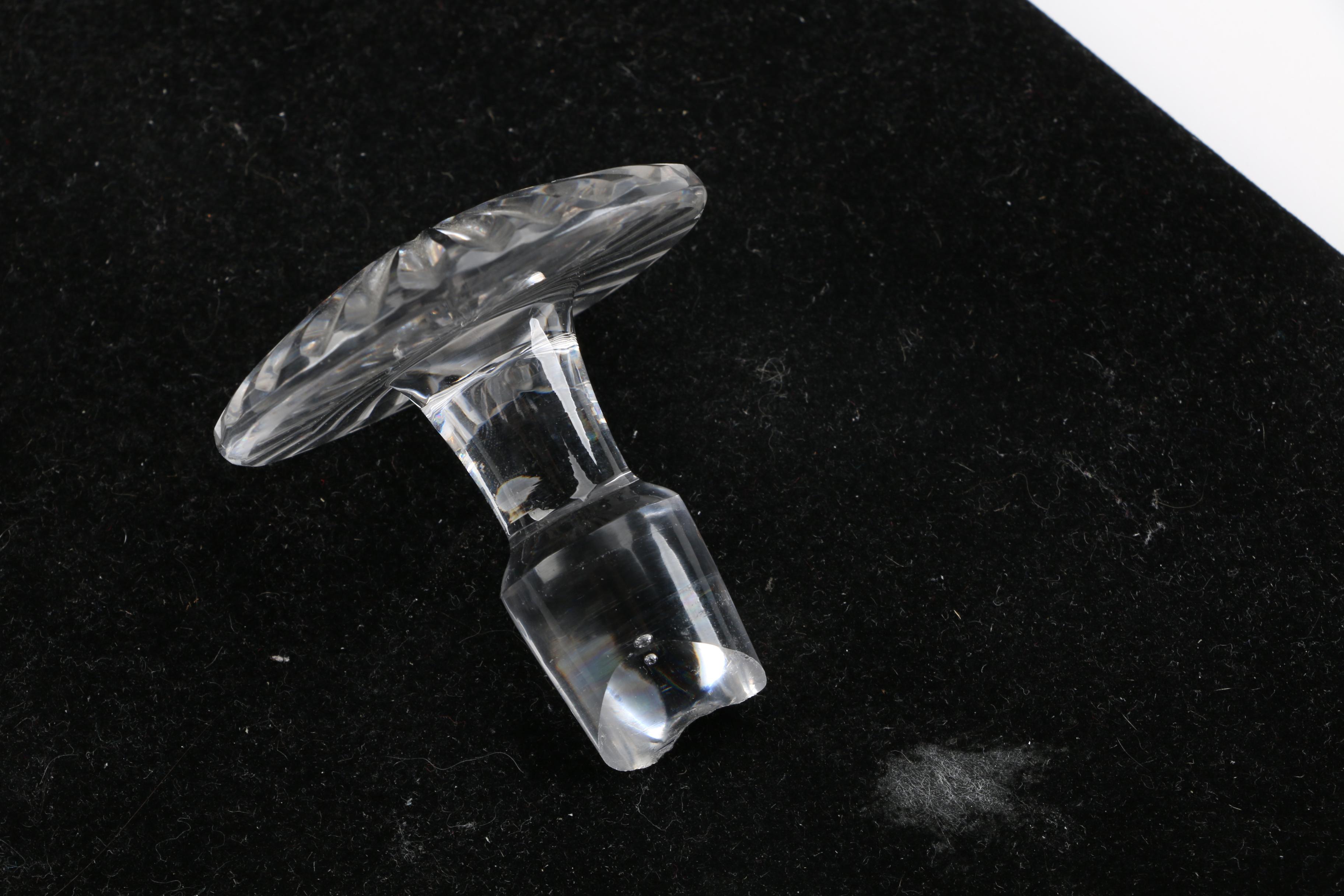 Antique Hand-Blown Anglo-Irish Georgian Glass Decanters