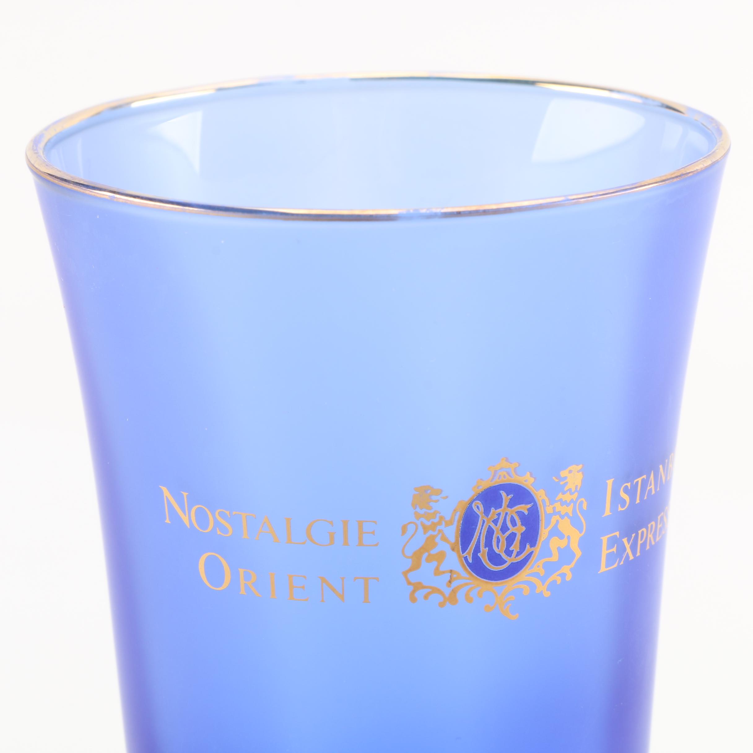 Pair of Luminarc Nostalgie Istanbul Orient Express Champagne Flutes