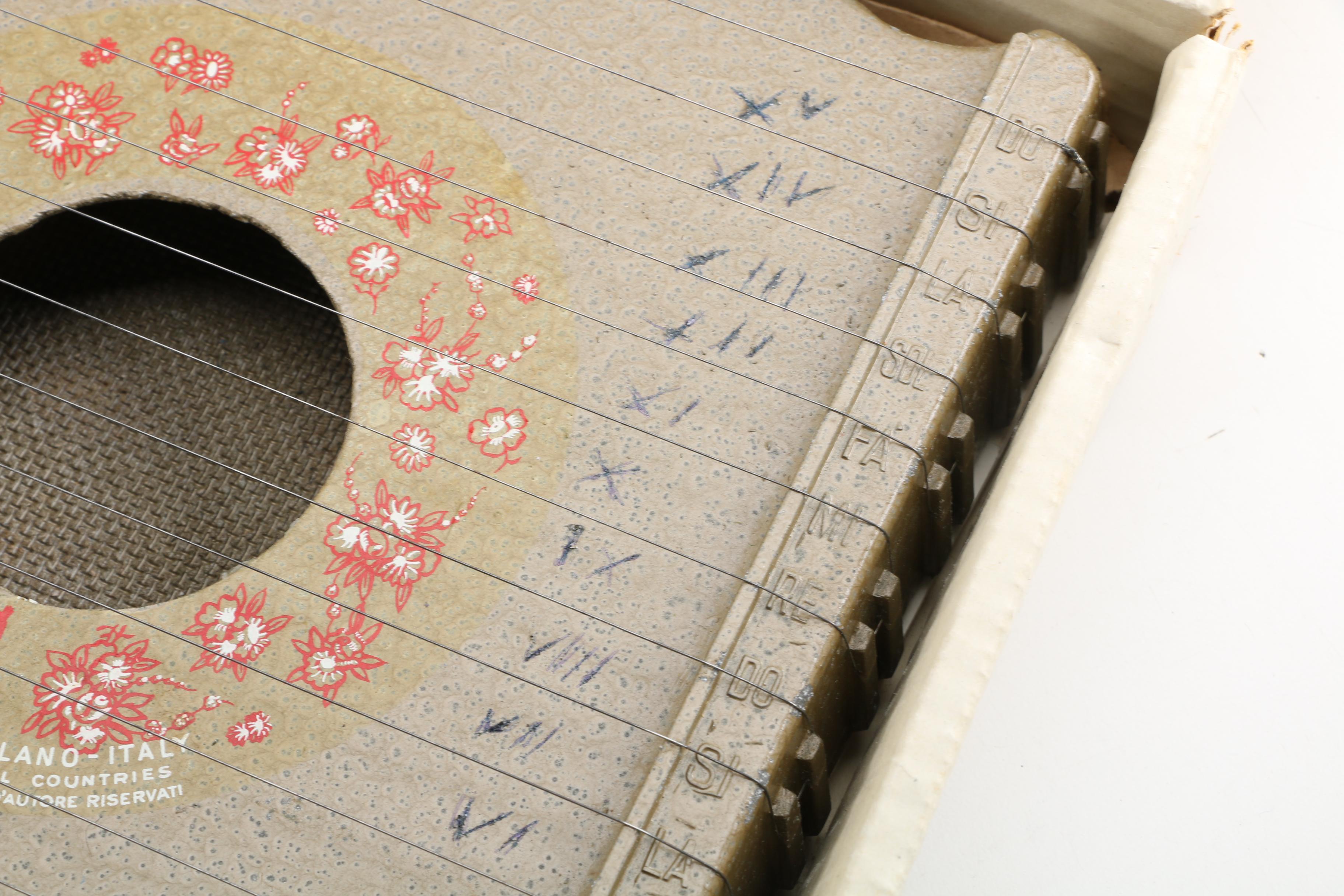 Vintage Jr. Zither La Cetra Magica Deluxe by Harbert Italiana Milano