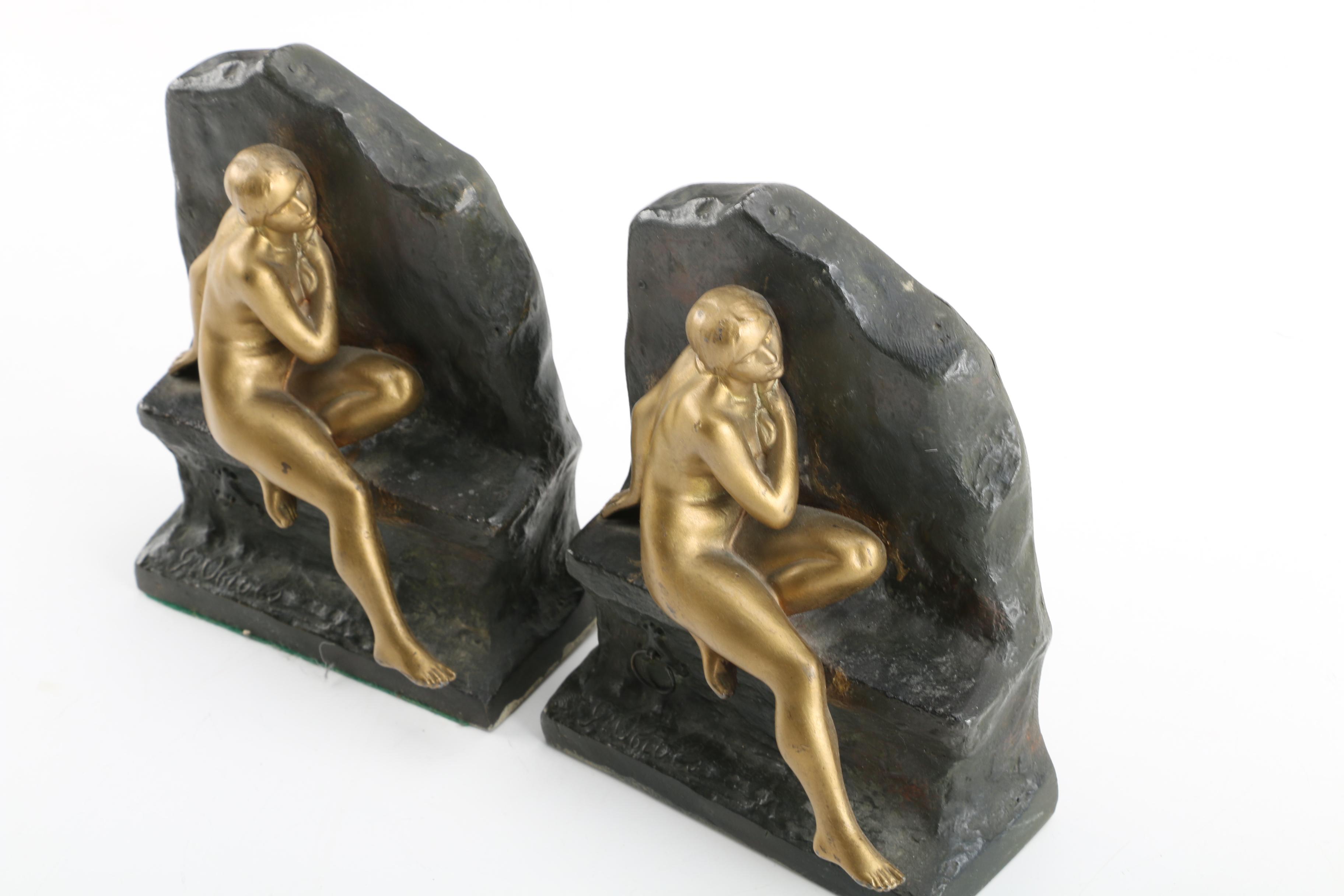 Gustavo Obiols Reproduction Spelter "Andromeda"