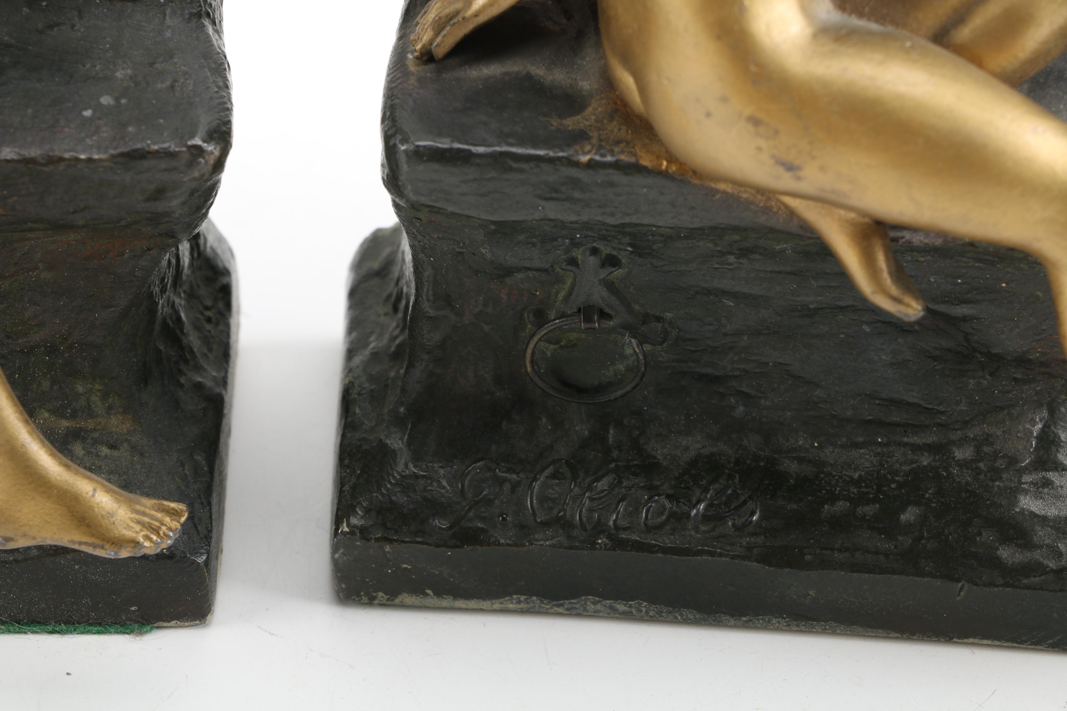 Gustavo Obiols Reproduction Spelter "Andromeda"