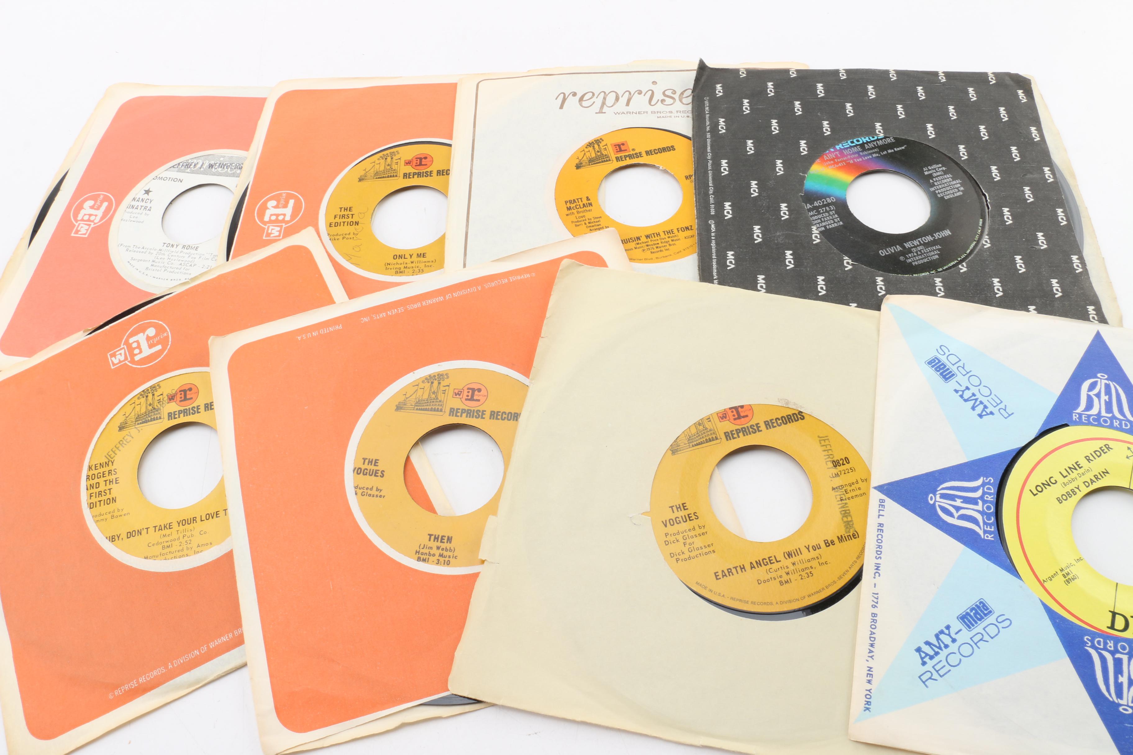 Easy Listening and Light Rock Single Records with Frank Sinatra, Judy Collins