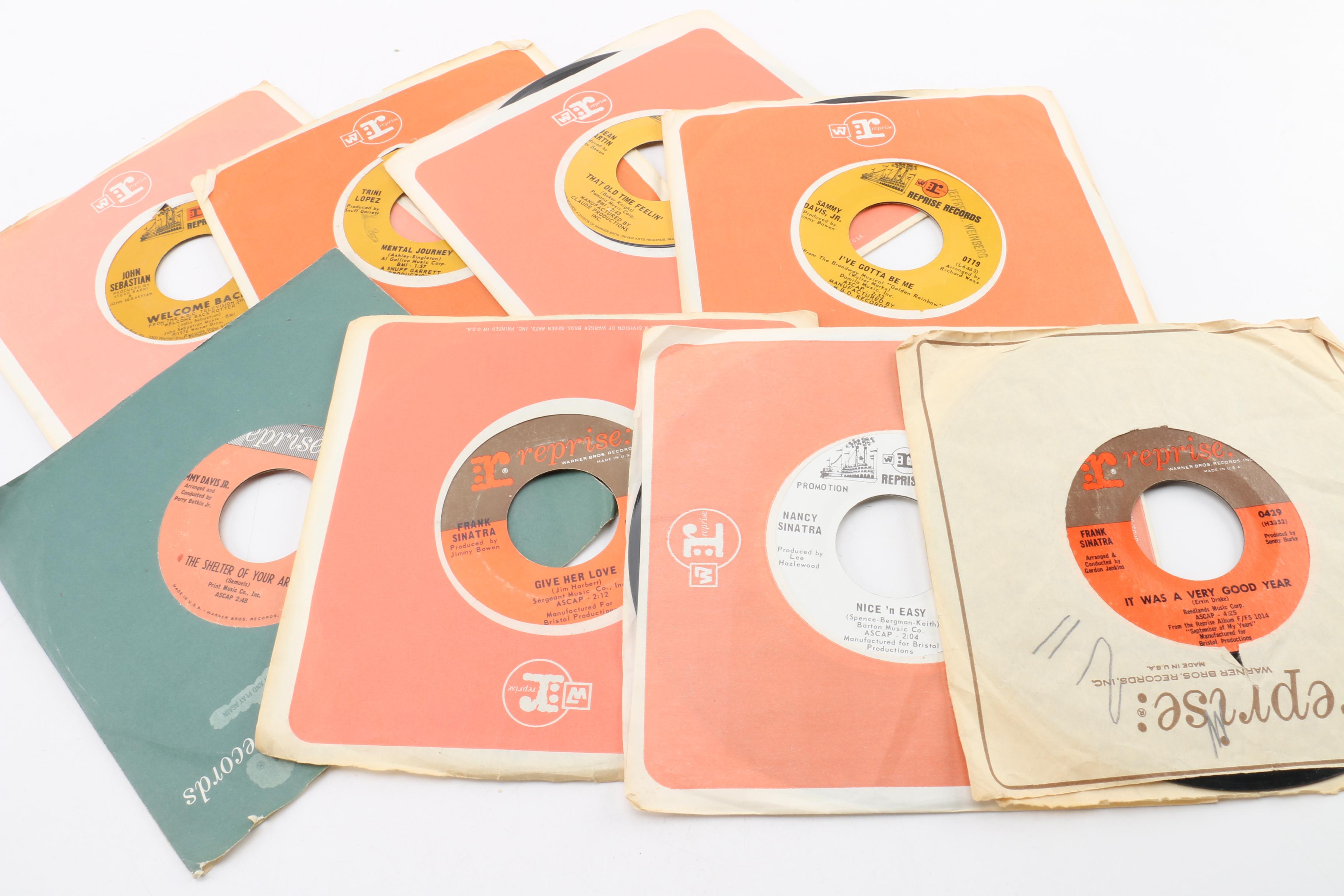 Easy Listening and Light Rock Single Records with Frank Sinatra, Judy Collins