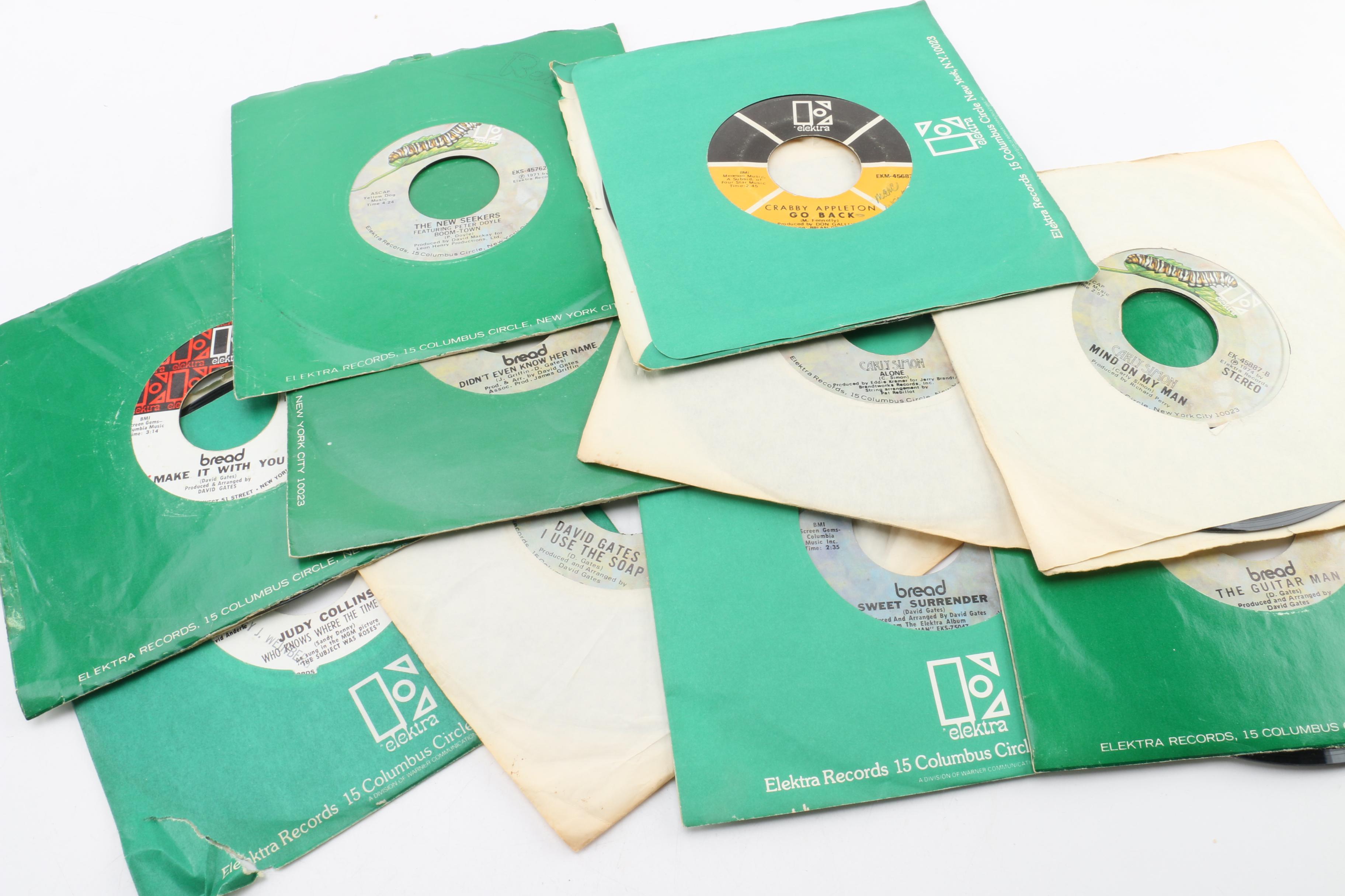 Easy Listening and Light Rock Single Records with Frank Sinatra, Judy Collins