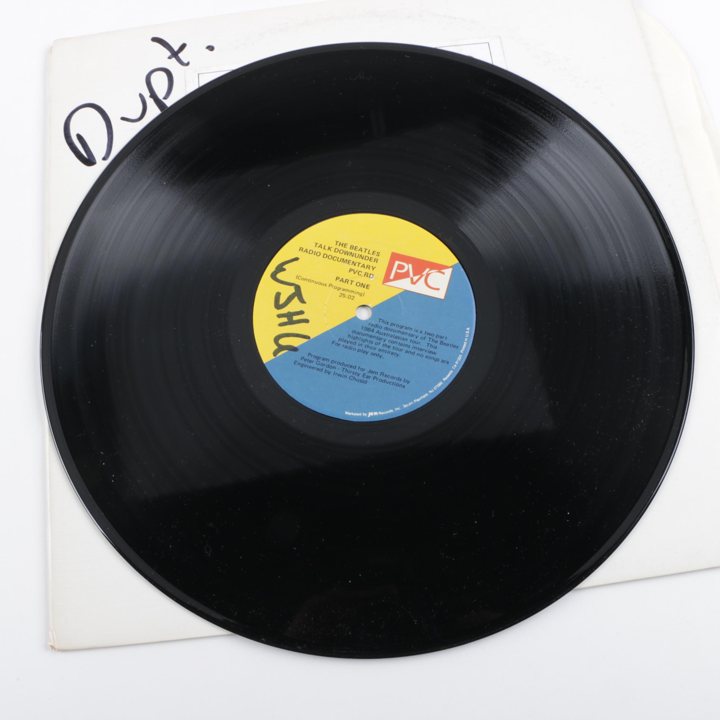 The Beatles "Not A Second Time" and "Talk Downunder" Interview Records