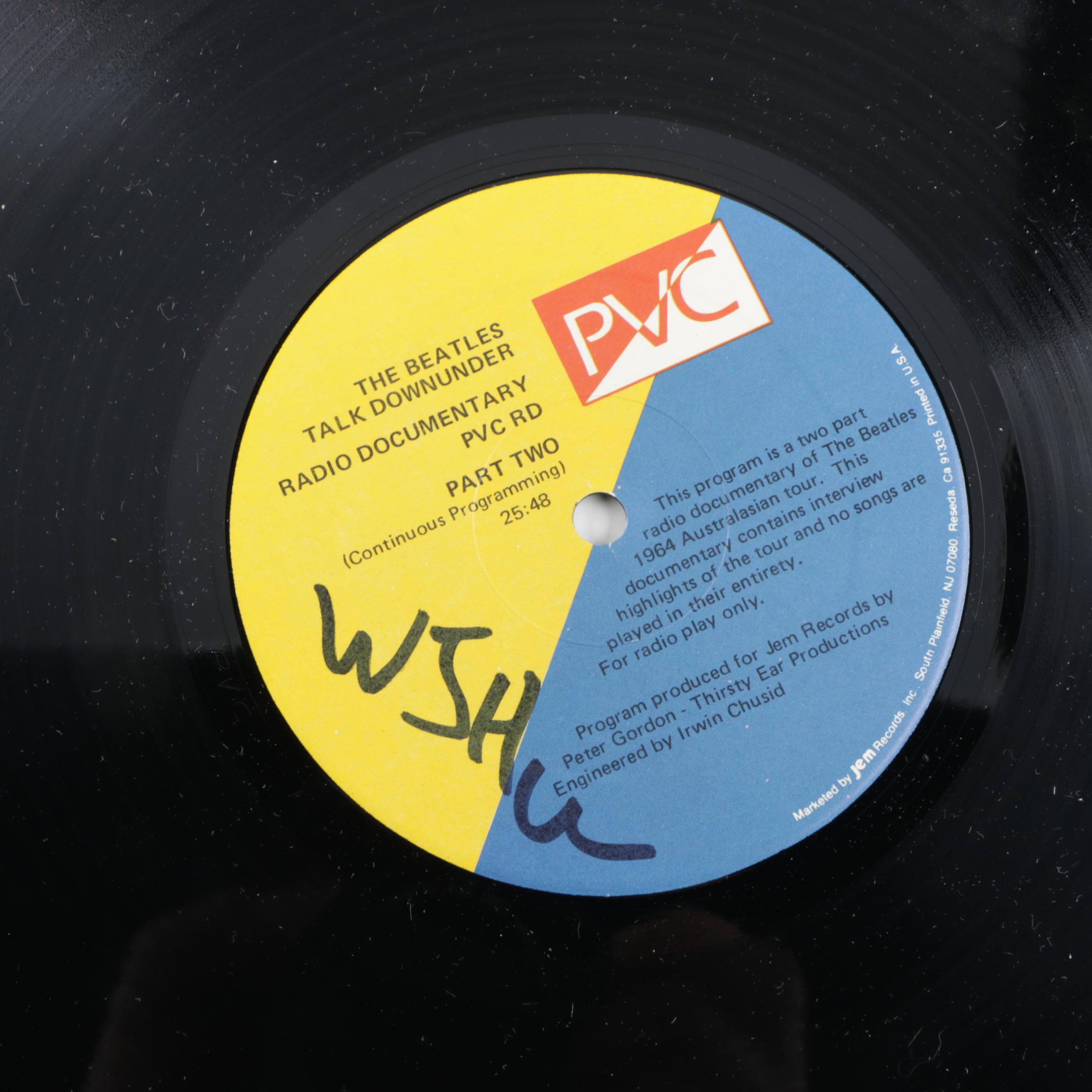 The Beatles "Not A Second Time" and "Talk Downunder" Interview Records