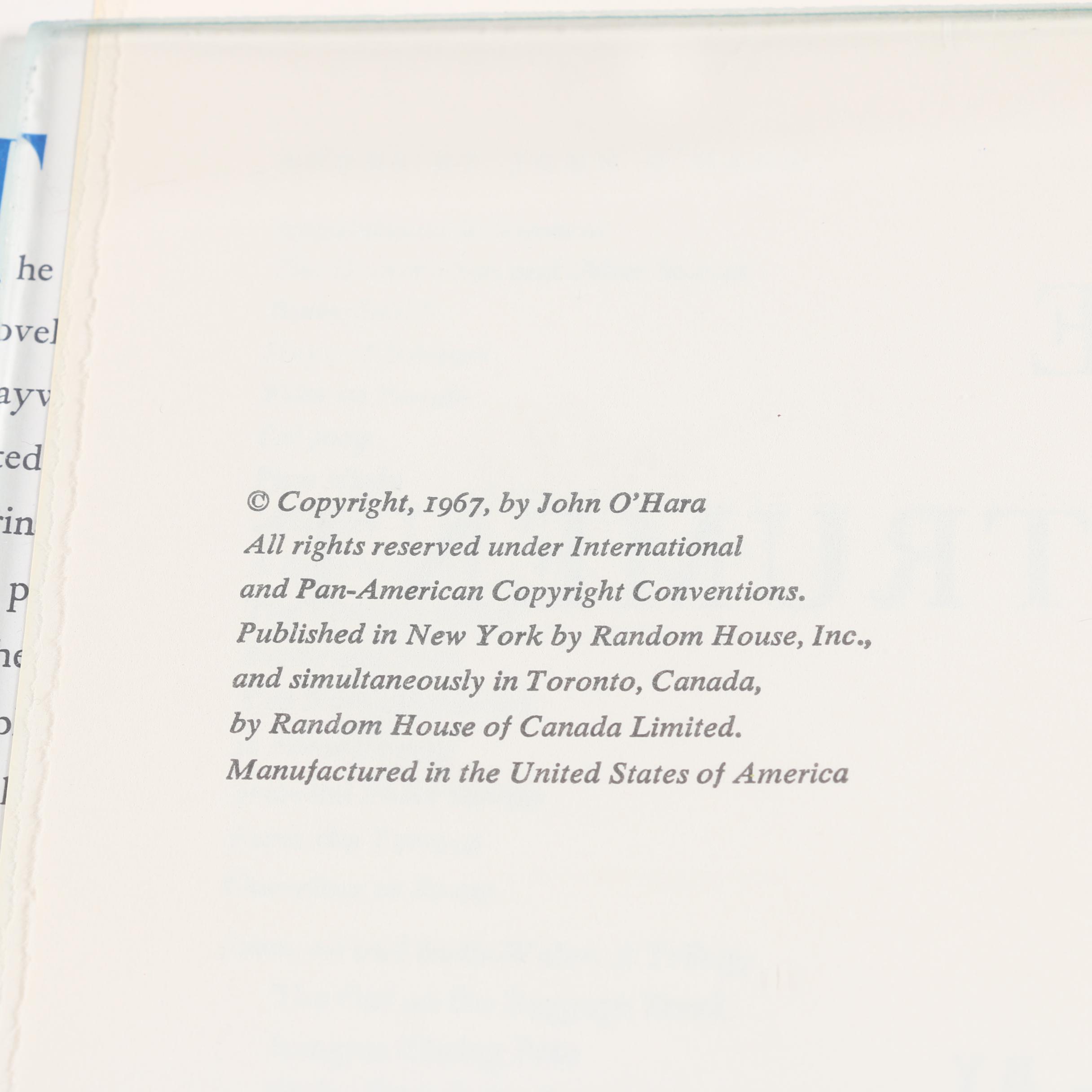 Assortment of John O'Hara Novels and Short Stories