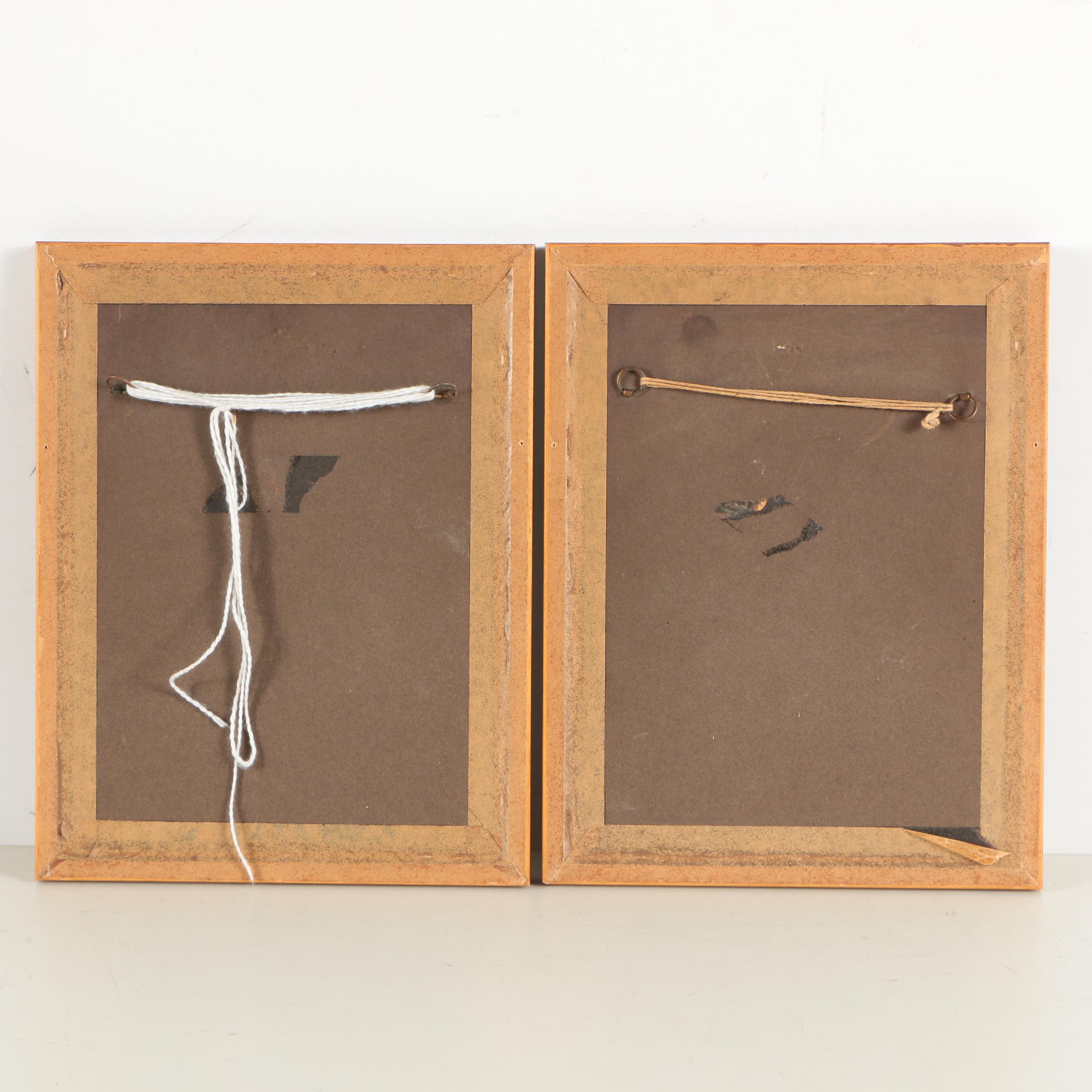 George Edwards Hand-Colored Etchings of Birds