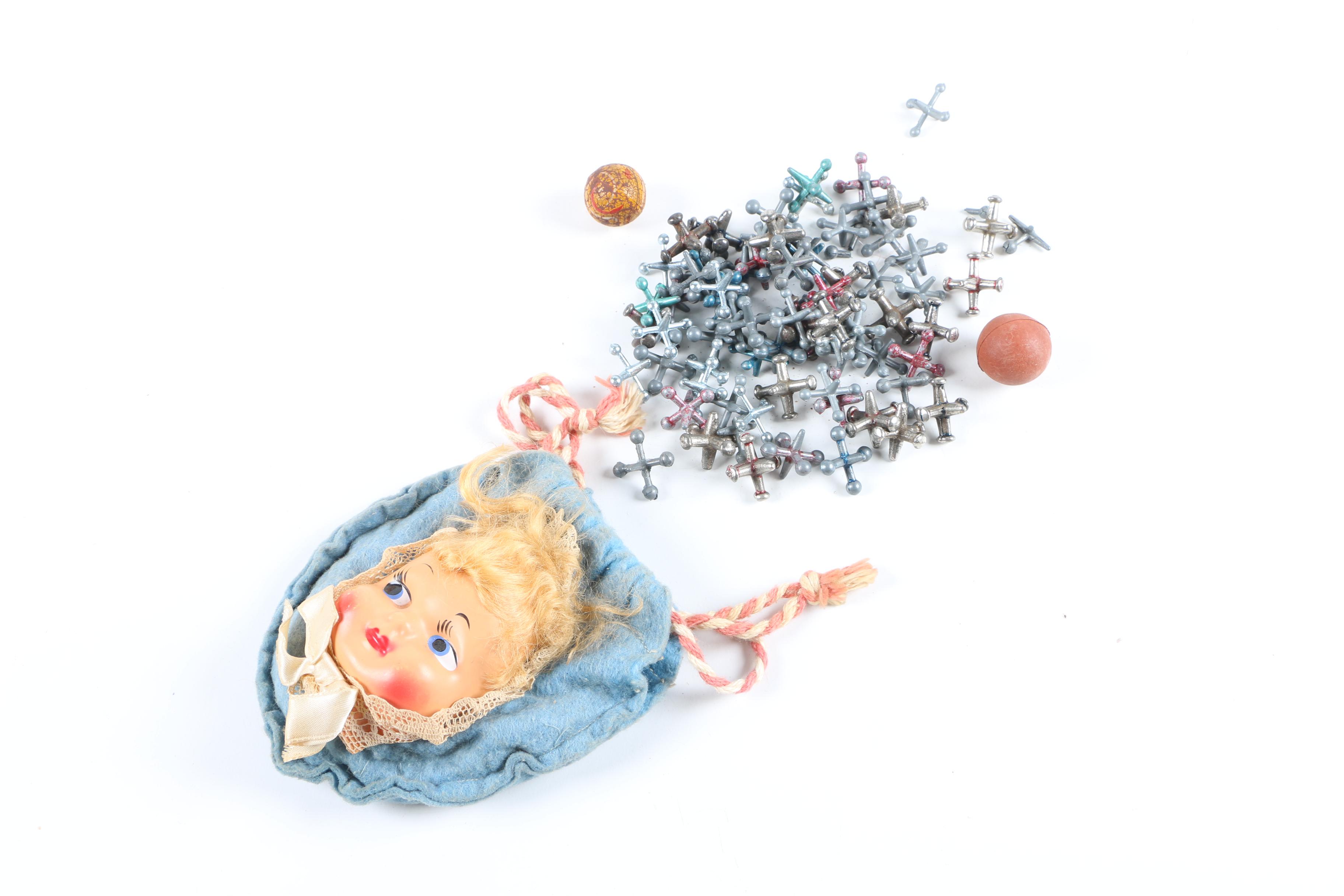 Vintage Jacks, Bingo, and Tambourine