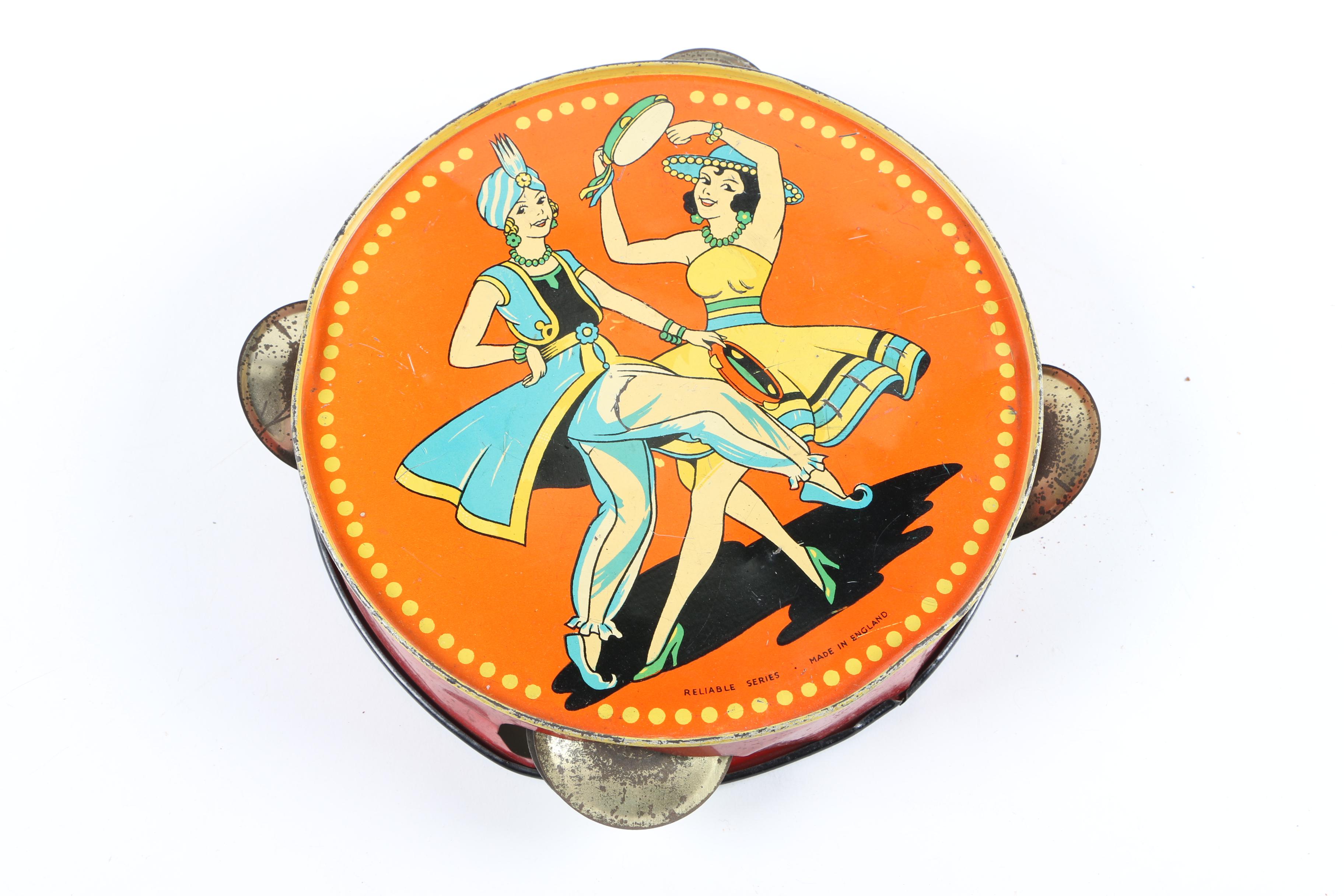 Vintage Jacks, Bingo, and Tambourine