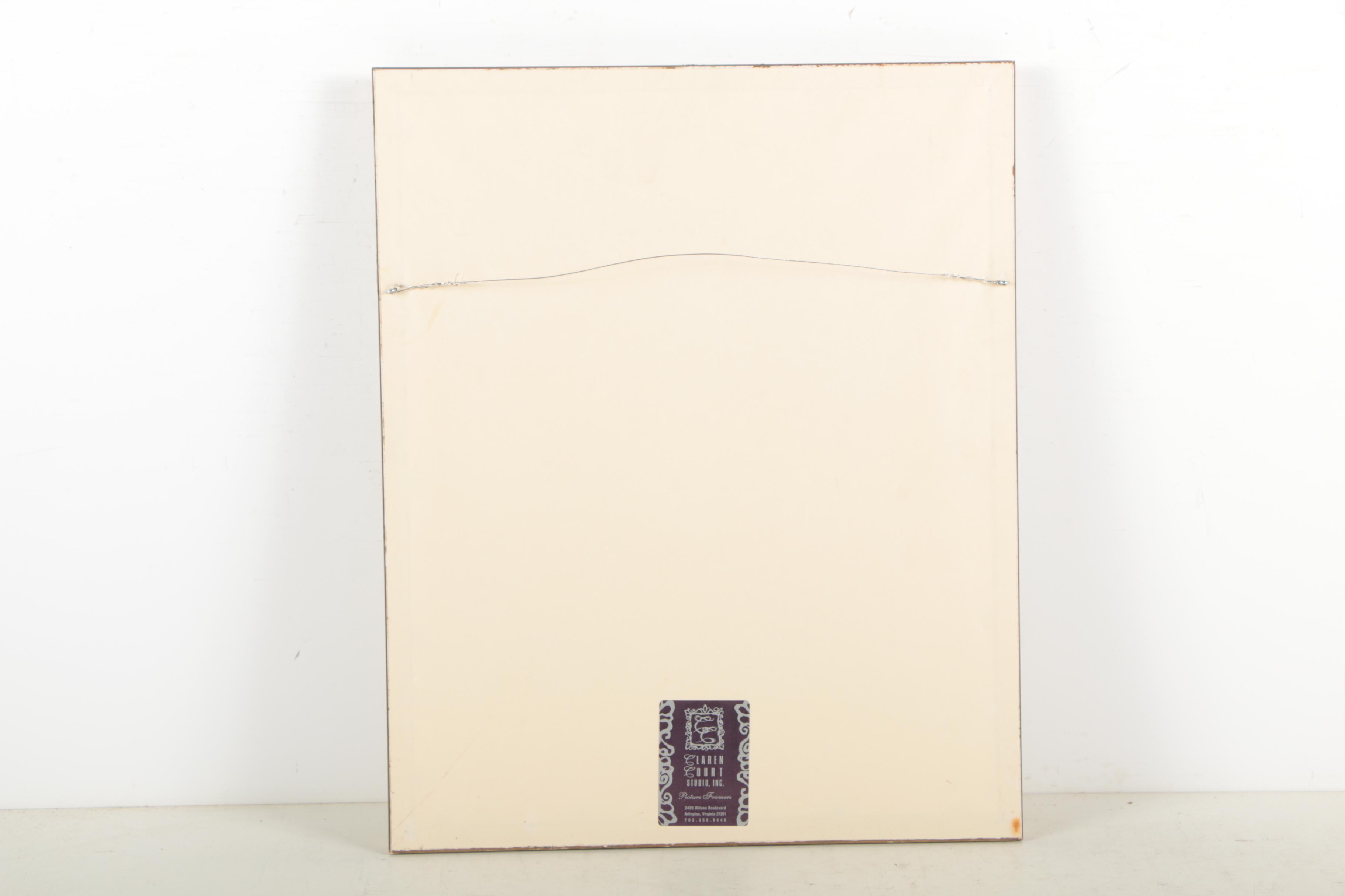 Hand-Colored Botanical Etchings "Gray Oak" and "Bitter Nut Hickory"