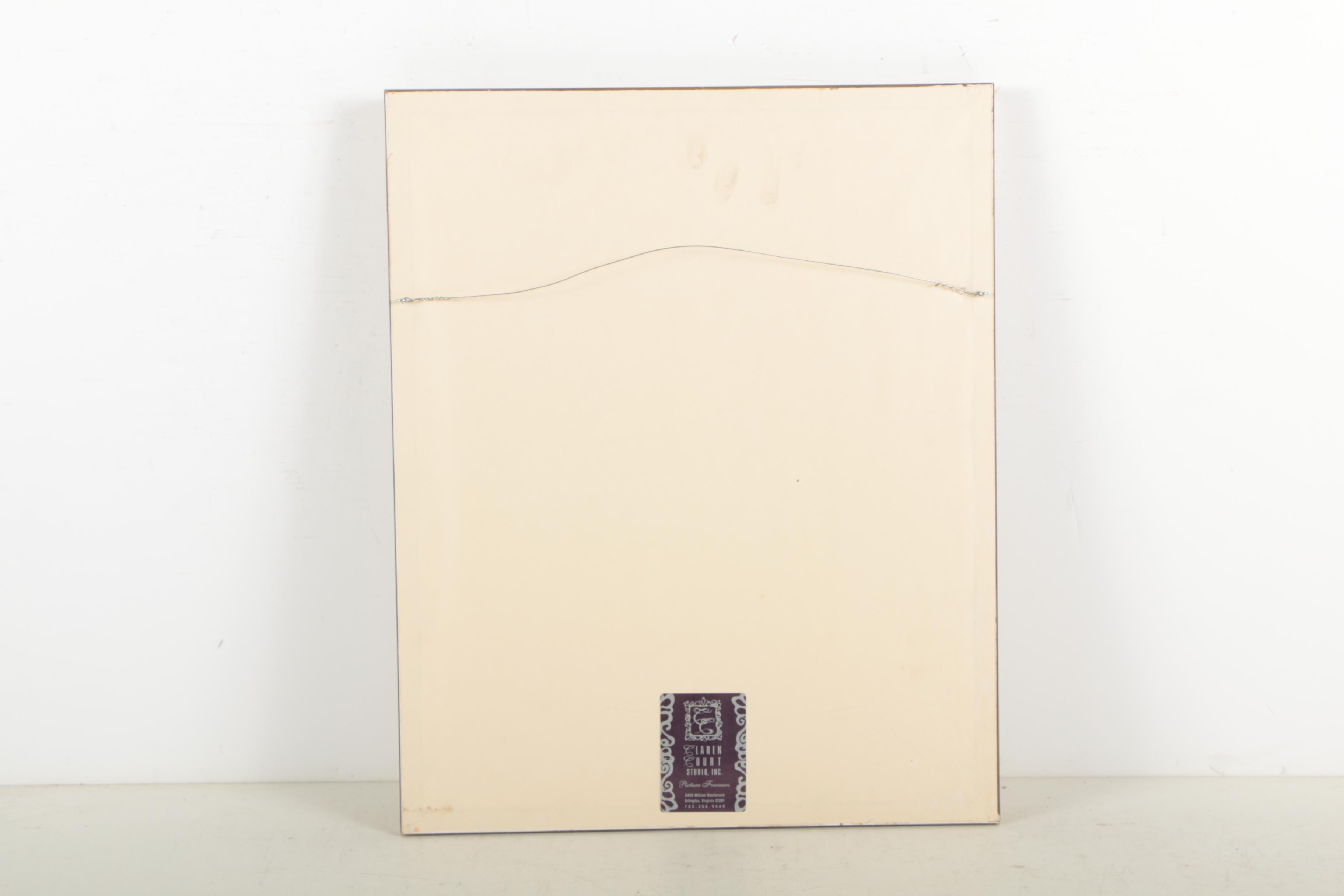 Hand-Colored Botanical Etchings "Gray Oak" and "Bitter Nut Hickory"